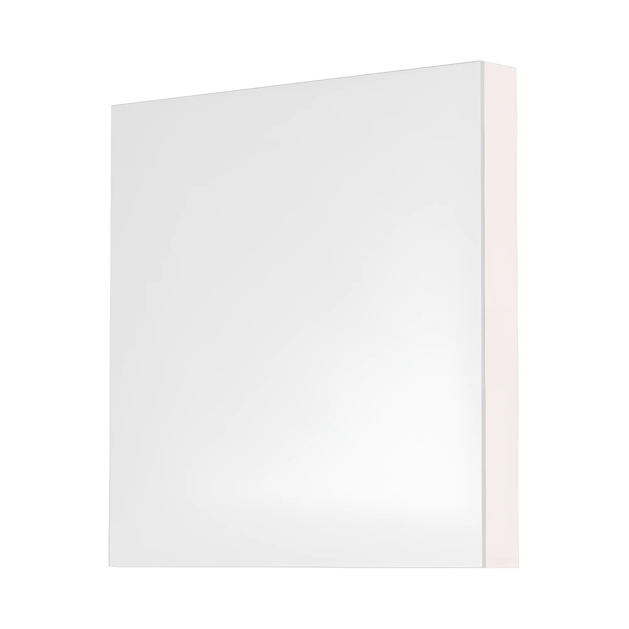 Cache pour luminaire d'escalier LED – Carré 1 feu, Blanc – BH07-00150