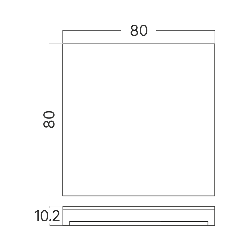 Braytron LED Treppenbeleuchtung 230V Unterputz Wandeinbauleuchte 2W 200lm 3IN1 Farbwahl 3000K 4000K 6500K Stufenbeleuchtung Innen Treppenlicht Flur Wand Stufen (Eckig Schwarz) – Ansicht 5