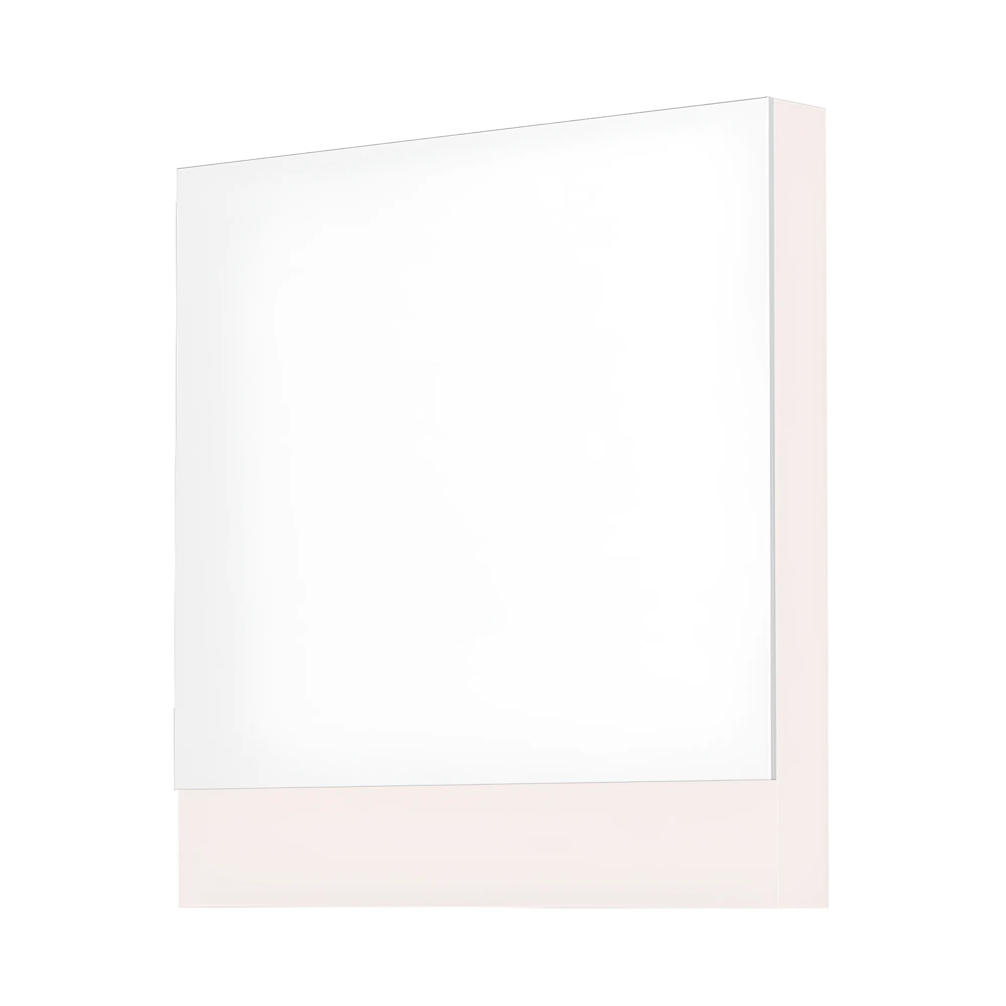 Cache pour luminaire d'escalier LED – Carré 2 feux, Blanc – BH07-00160