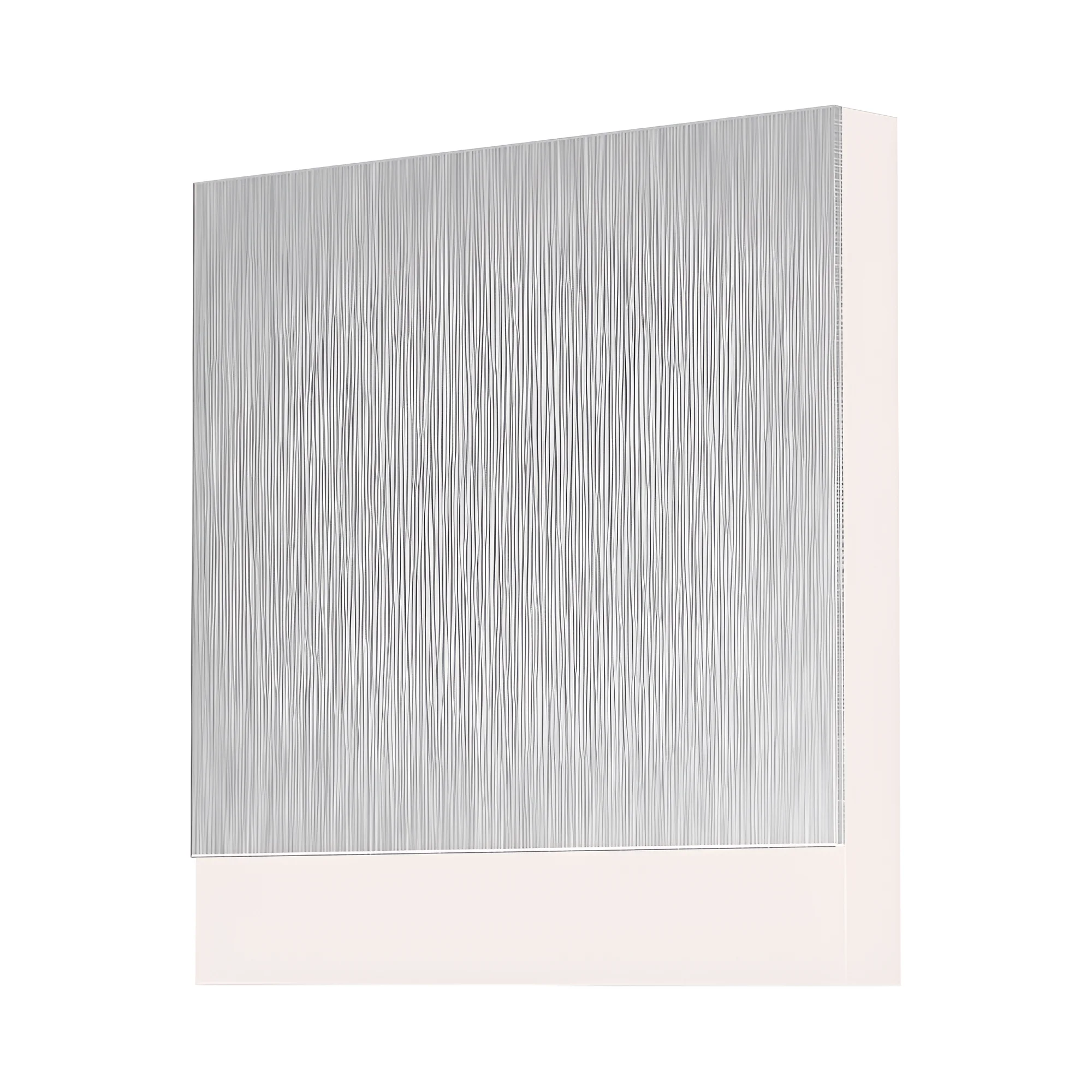 Cache pour luminaire d'escalier LED – Carré 2 feux, Argenté – BH07-00163
