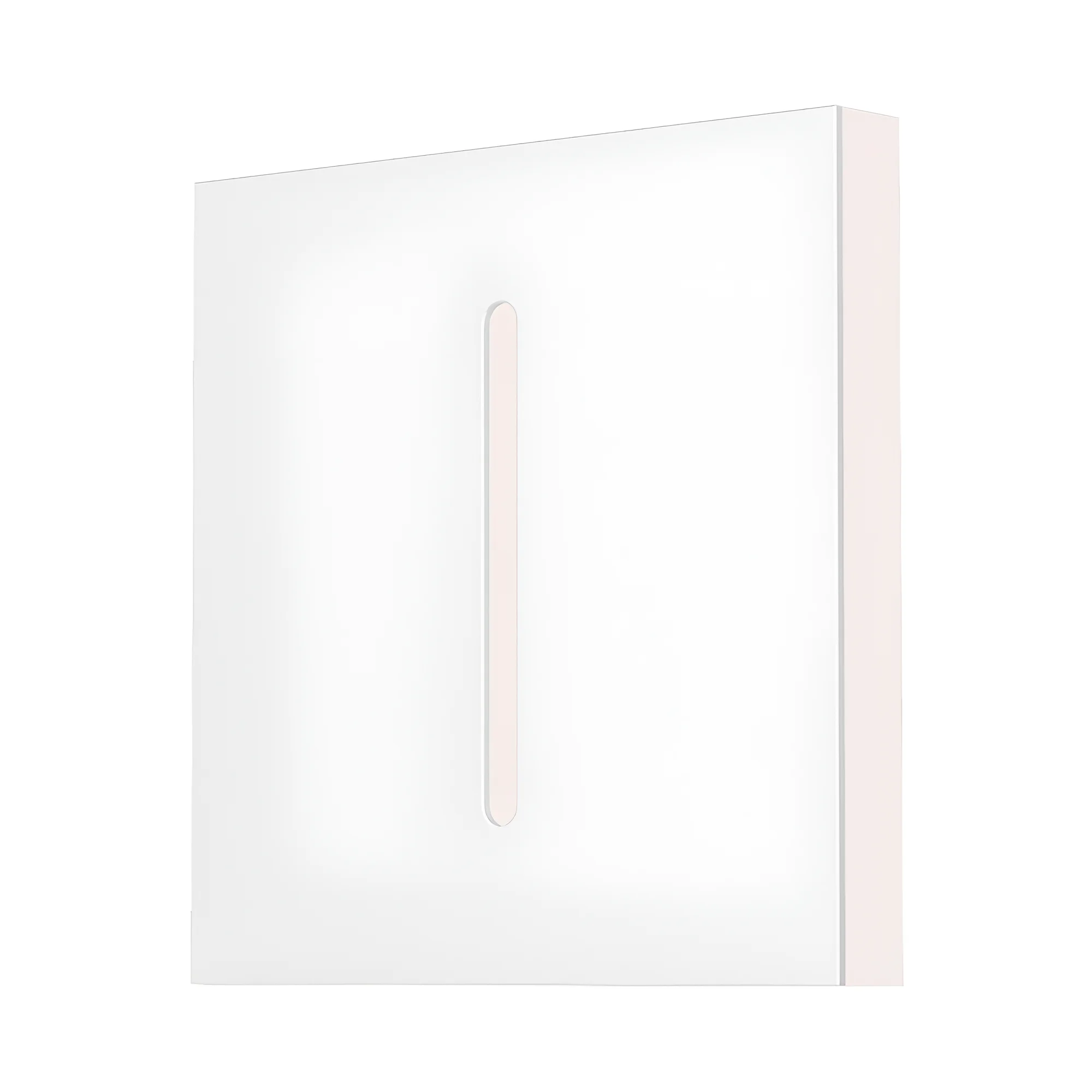 Cache pour luminaire d'escalier LED – Carré 3 feux, Blanc – BH07-00170
