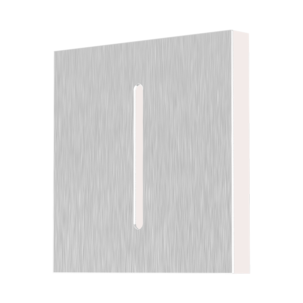 Braytron LED Treppenbeleuchtung 230V Unterputz Wandeinbauleuchte 2W 200lm 3IN1 Farbwahl 3000K 4000K 6500K Stufenbeleuchtung Innen Treppenlicht Flur Wand Stufen (Eckig Aluminium gebürstet geschlitzt) kaufen – BH07-00173 | lumdo.de