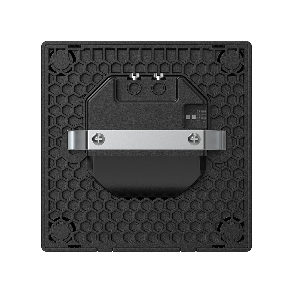 Braytron 1,5W LED Treppenlicht mit Bewegungsmelder – 3CCT Stufenbeleuchtung, 90lm, IP20, einstellbare Farbtemperatur 3000K/4000K/6500K, rechteckig schwarz oder weiß, 230V Innenbeleuchtung (Schwarz) – Ansicht 6