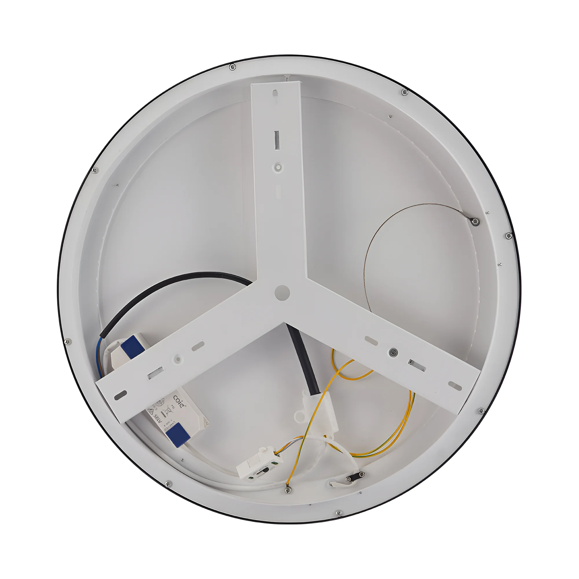 Braytron LED Wandleuchte 36W, 3200 Lumen, Warmweiß, Neutralweiß, Kaltweiß 3IN1, IP20, Wandlampe für Innen und Außen, Aluminium-PC (Schwarz) – Ansicht 5