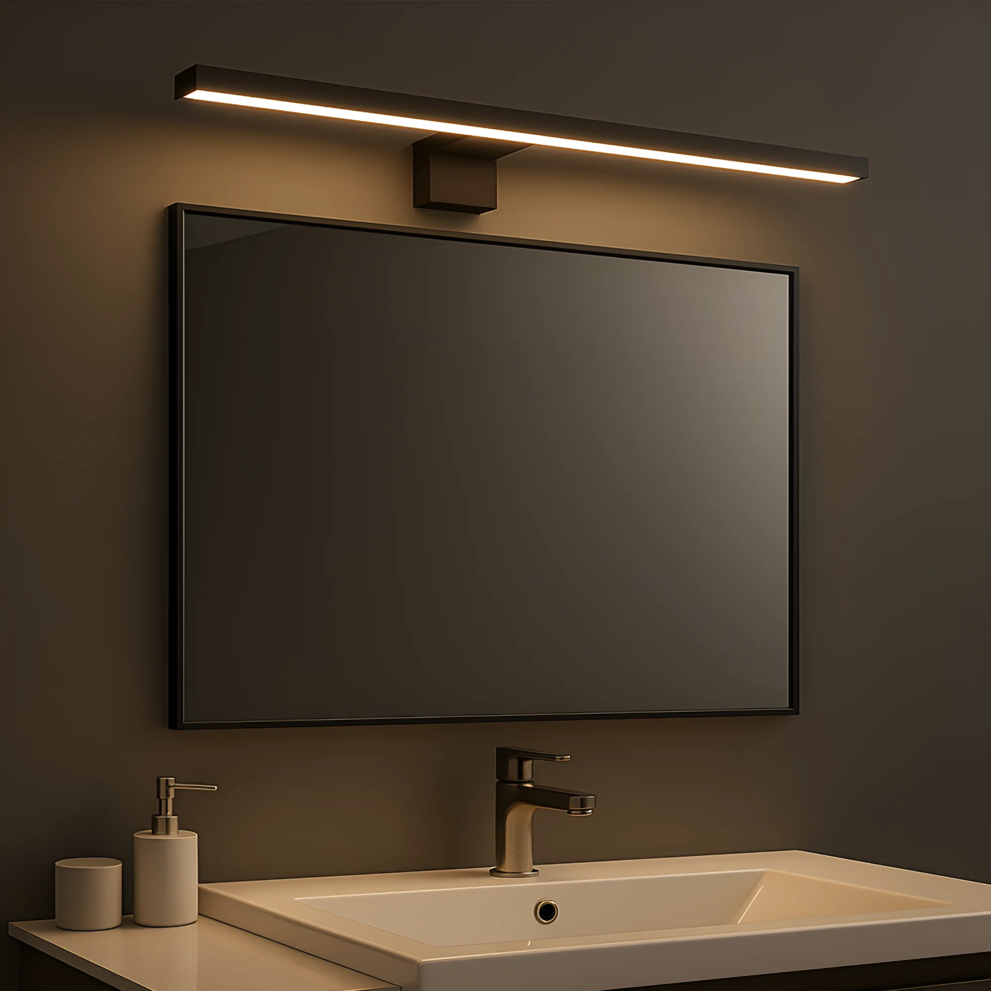 Braytron LED Wandleuchte 12W, 1160 Lumen, Warmweiß, Neutralweiß, Kaltweiß 3IN1, IP44, Wandlampe für Innen und Außen, Aluminium-PC (Schwarz) – Ansicht 3