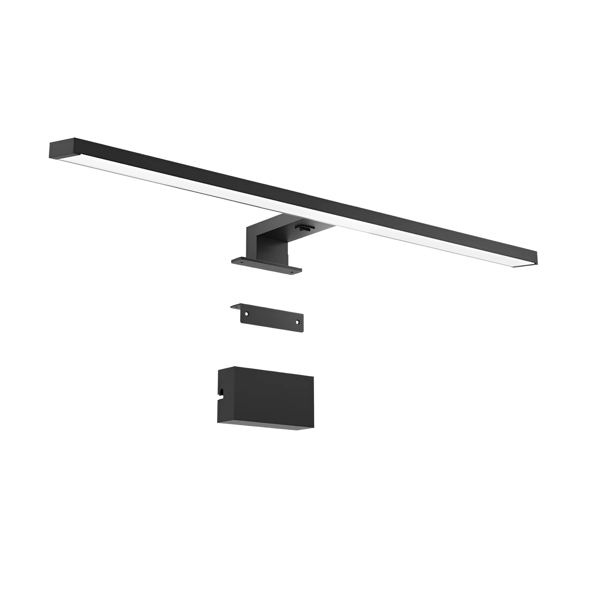Braytron LED Wandleuchte 12W, 1160 Lumen, Warmweiß, Neutralweiß, Kaltweiß 3IN1, IP44, Wandlampe für Innen und Außen, Aluminium-PC (Schwarz) – Ansicht 8