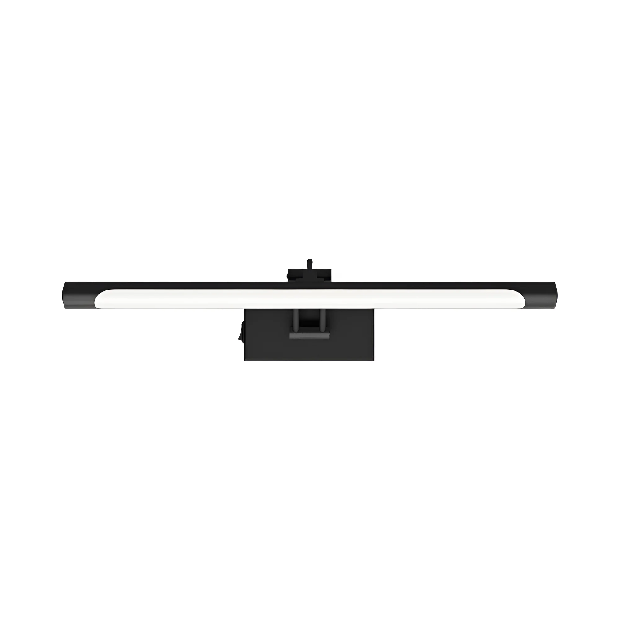 Braytron LED Spiegelleuchte Bad 40cm 8W – 3CCT Spiegel Lampe & Bilderleuchte – 700 Lumen Wandbeleuchtung für Bad, Gemälde & Bilder – Moderne Wandleuchte IP20 – Schwarz/Chrom/Gold (schwarz) – Ansicht 4