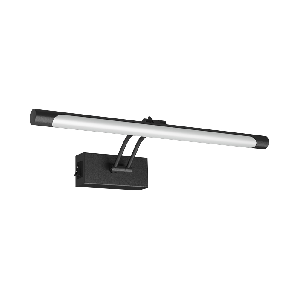 Braytron LED Spiegelleuchte Bad 40cm 8W – 3CCT Spiegel Lampe & Bilderleuchte – 700 Lumen Wandbeleuchtung für Bad, Gemälde & Bilder – Moderne Wandleuchte IP20 – Schwarz/Chrom/Gold (schwarz) – Ansicht 3