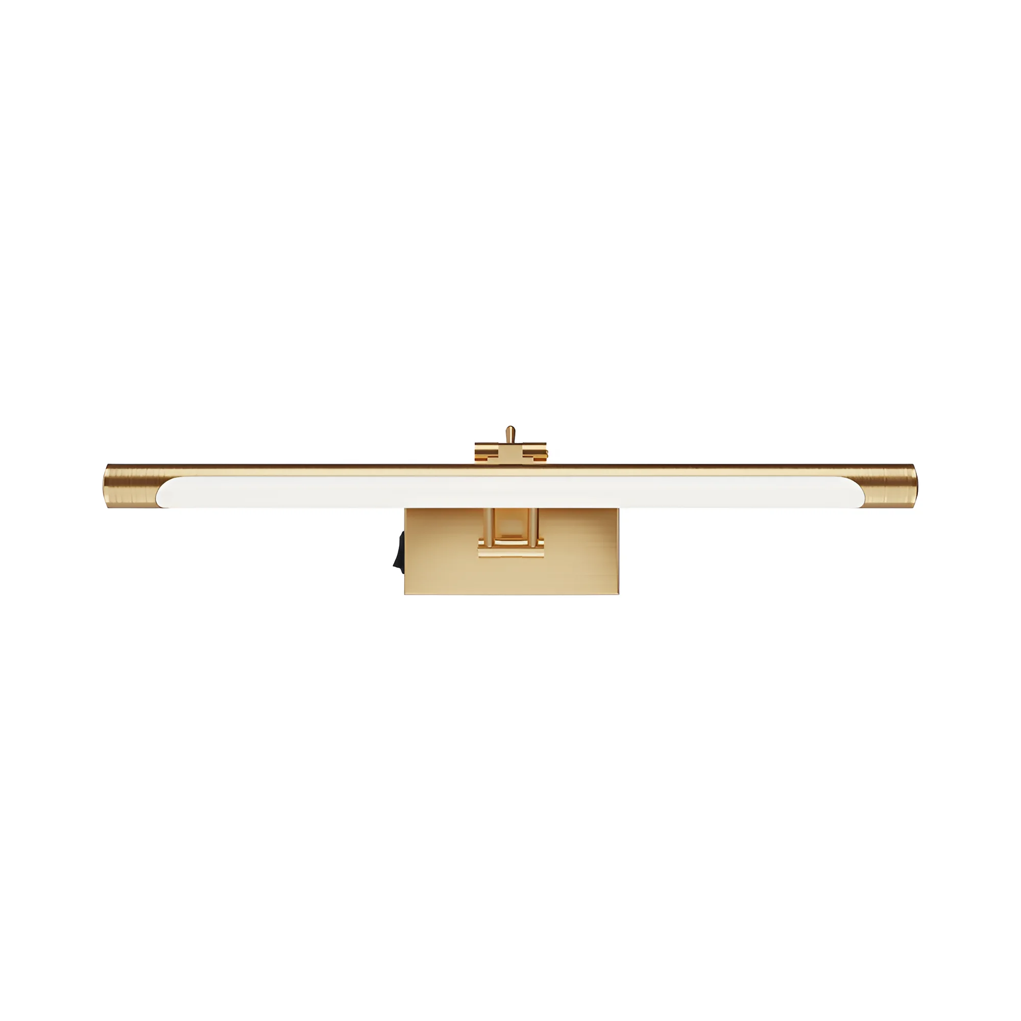 Braytron LED Spiegelleuchte Bad 40cm 8W – 3CCT Spiegel Lampe & Bilderleuchte – 700 Lumen Wandbeleuchtung für Bad, Gemälde & Bilder – Moderne Wandleuchte IP20 – Schwarz/Chrom/Gold (gold) – Ansicht 4