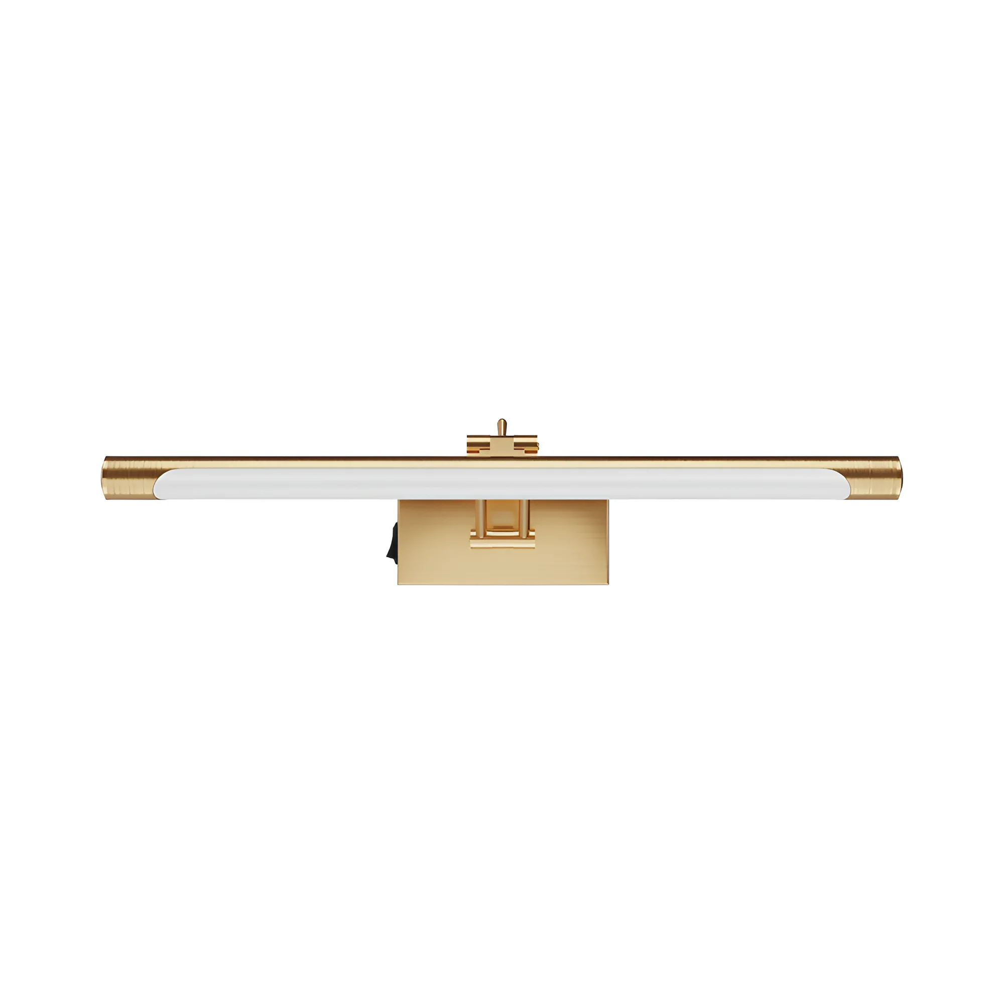 Braytron LED Spiegelleuchte Bad 40cm 8W – 3CCT Spiegel Lampe & Bilderleuchte – 700 Lumen Wandbeleuchtung für Bad, Gemälde & Bilder – Moderne Wandleuchte IP20 – Schwarz/Chrom/Gold (gold) – Ansicht 5