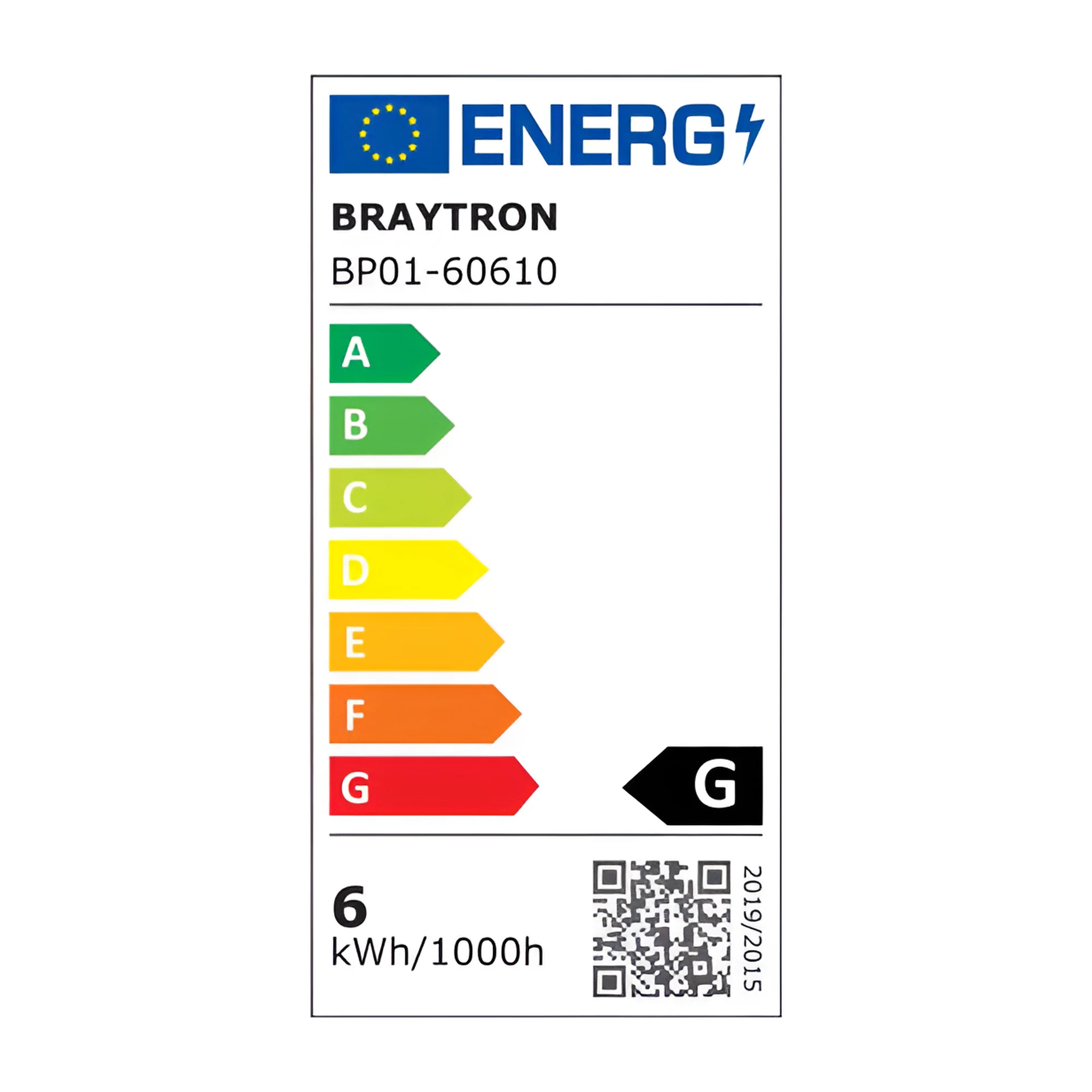 Braytron LED Deckenleuchte 6W 230V Anschluss Neutralweiß 4000K, 470 Lumen, IP40 Deckenlampe für Wohnzimmer, Küche, Flur (Weiß) – Ansicht 8