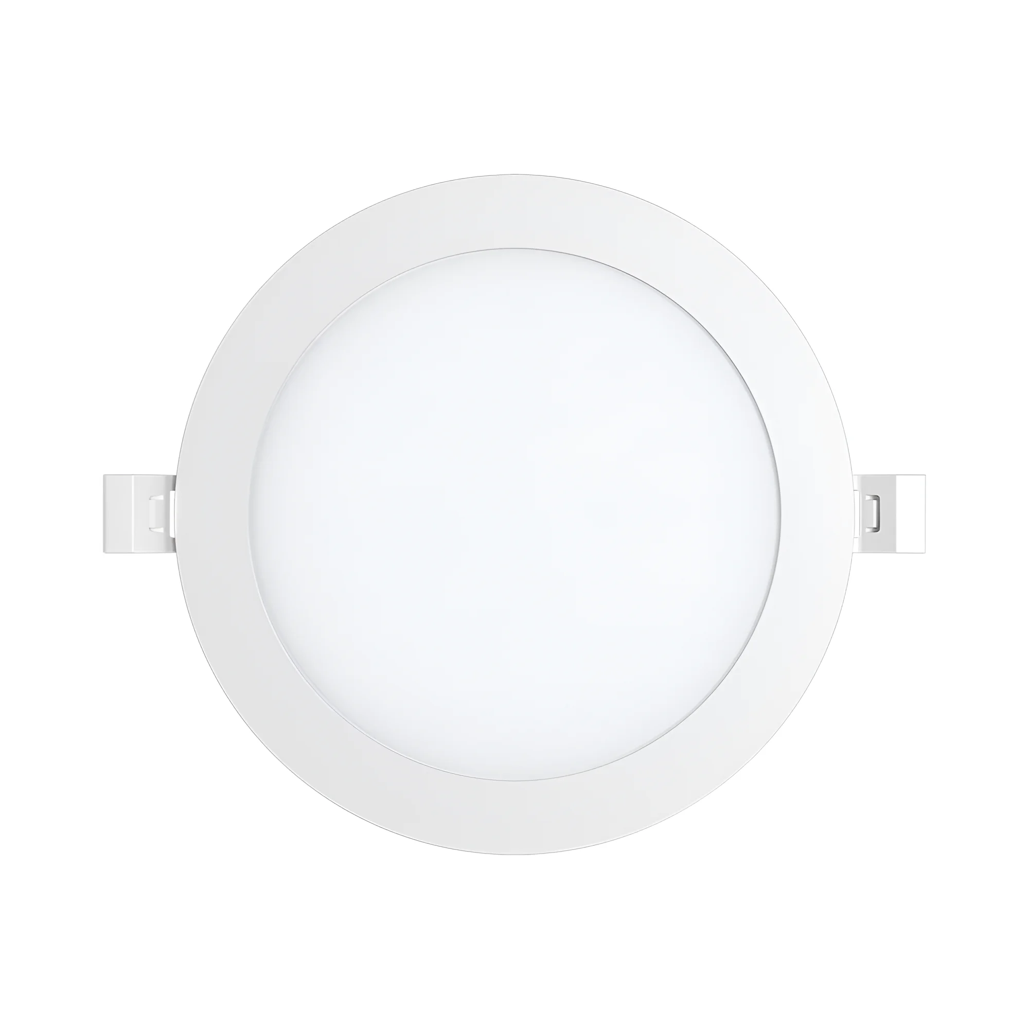 Braytron LED Deckenleuchte 12W 230V Anschluss Warmweiß 3000K, 1120 Lumen, IP40 Deckenlampe für Wohnzimmer, Küche, Flur (Weiß) – Ansicht 3