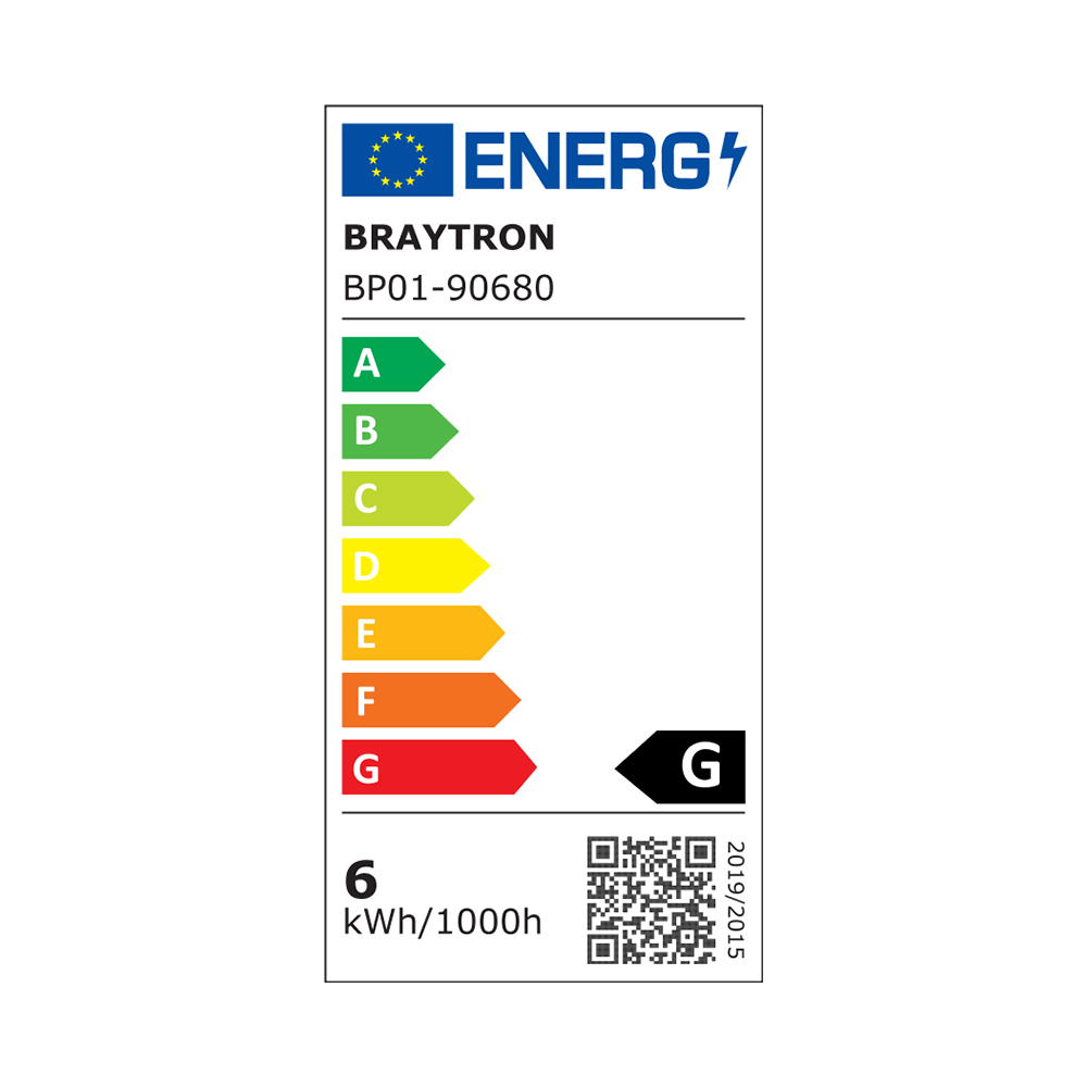 Braytron LED Deckenleuchte 6W 230V Anschluss Warmweiß, Neutralweiß, Kaltweiß 3IN1, 470 Lumen, IP40 Deckenlampe für Wohnzimmer, Küche, Flur (Weiß) – Ansicht 9