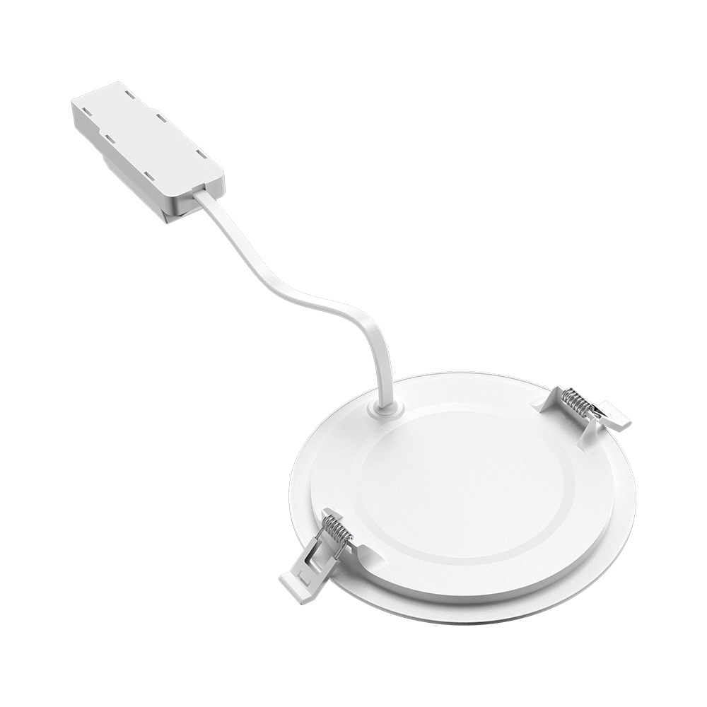 Braytron Ultraslim LED Einbaupanel Spot 12W Ø170mm Rund Dimmbar 3 Lichtfarben CCT 3000K 4000K 6500K 1120lm 230V Deckenleuchte Einbaustrahler Flach 26mm Einbautiefe Weiß Panellampe für Wohnzimmer Büro – Ansicht 5