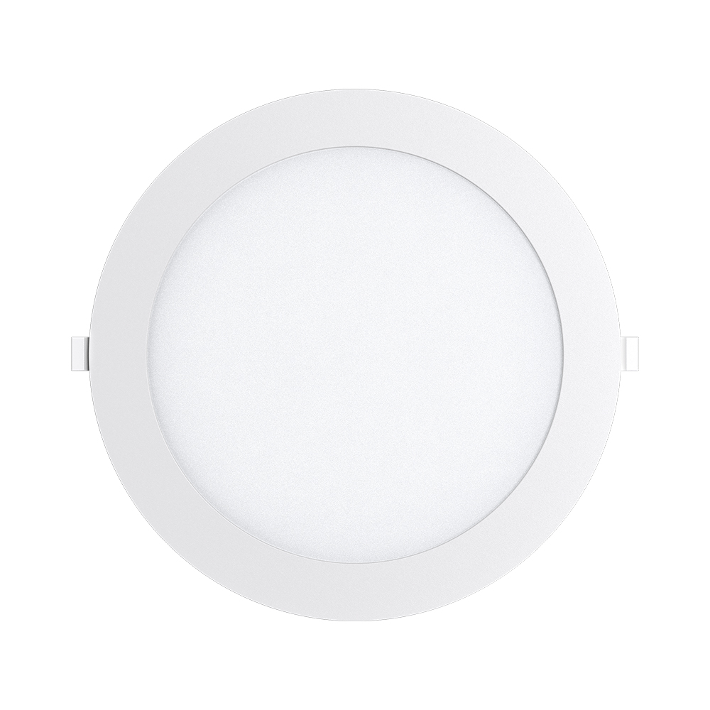 Braytron Ultraslim LED Einbaupanel Spot 18W Ø229 mm Rund Dimmbar 3 Lichtfarben CCT 3000K 4000K 6500K 1800lm 230V Deckenleuchte Einbaustrahler Flach 26mm Einbautiefe Weiß Panellampe für Wohnzimmer Büro – Ansicht 4