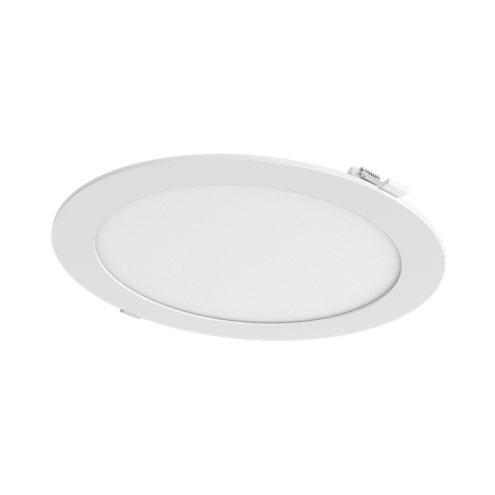 Braytron Ultraslim LED Einbaupanel Spot 18W Ø229 mm Rund Dimmbar 3 Lichtfarben CCT 3000K 4000K 6500K 1800lm 230V Deckenleuchte Einbaustrahler Flach 26mm Einbautiefe Weiß Panellampe für Wohnzimmer Büro – Ansicht 7