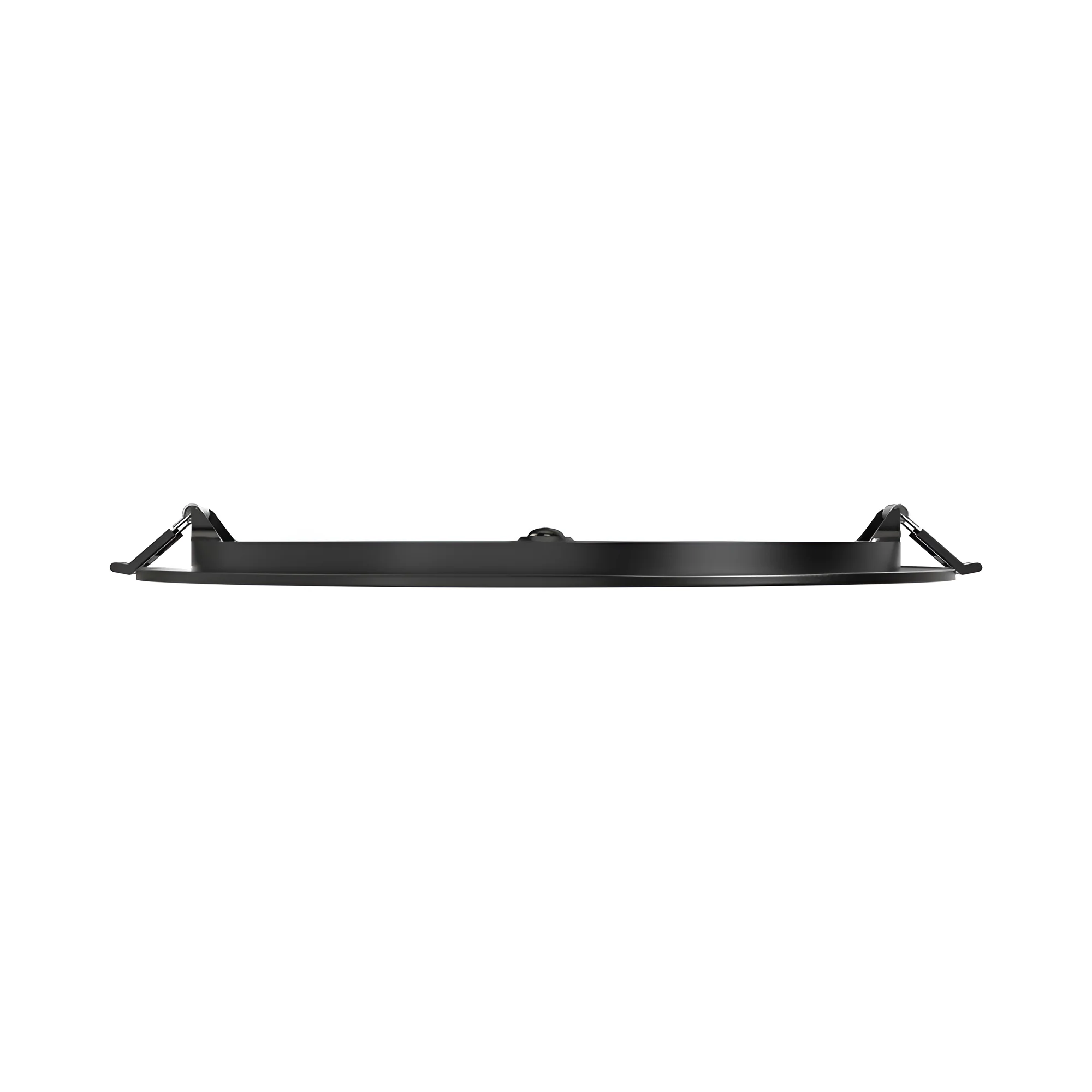 Braytron Ultraslim schwarz LED Einbaupanel Spot 18W Ø229 mm Rund Dimmbar 3 Lichtfarben CCT 3000K 4000K 6500K 1800lm 230V Deckenleuchte Einbaustrahler Flach 26mm Einbautiefe Panellampe für Wohnzimmer Büro – Ansicht 6