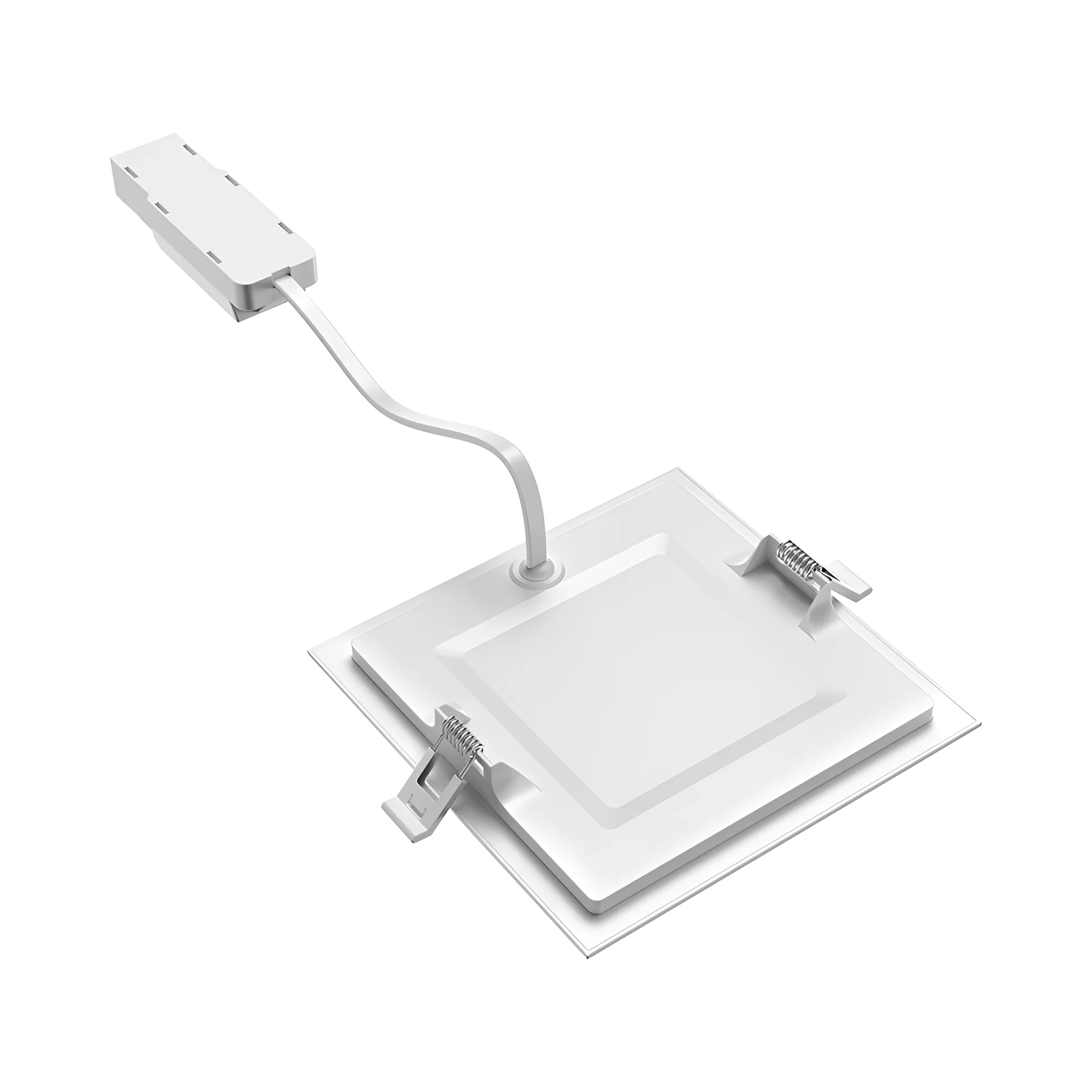 Braytron LED Einbaustrahler 3W, eckig, Weiß – Ansicht 5