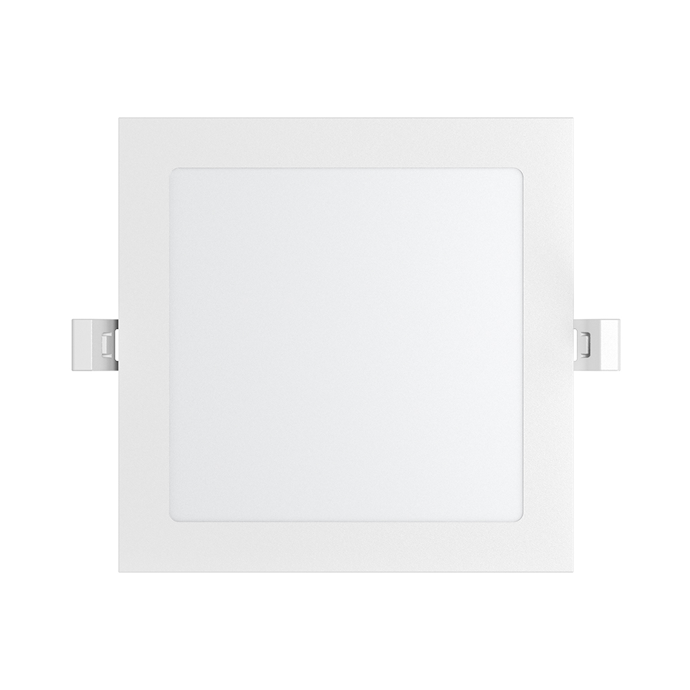Braytron LED Panelleuchte Einbauspot Deckenspot Deckenstrahler12W eckig | Neutralweiß 4000K | Flachpanel mit nur 26 mm Einbautiefe | 1120 Lumen | Energieeffizient & Modern Wohnräume, Büros, Hotels – Ansicht 3