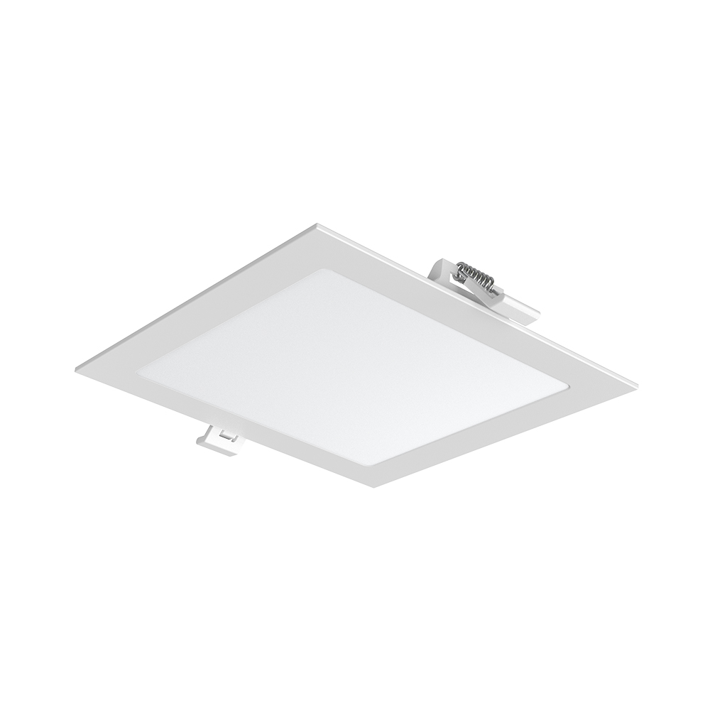 Braytron LED Panelleuchte Einbauspot Deckenspot Deckenstrahler12W eckig | Neutralweiß 4000K | Flachpanel mit nur 26 mm Einbautiefe | 1120 Lumen | Energieeffizient & Modern Wohnräume, Büros, Hotels – Ansicht 6