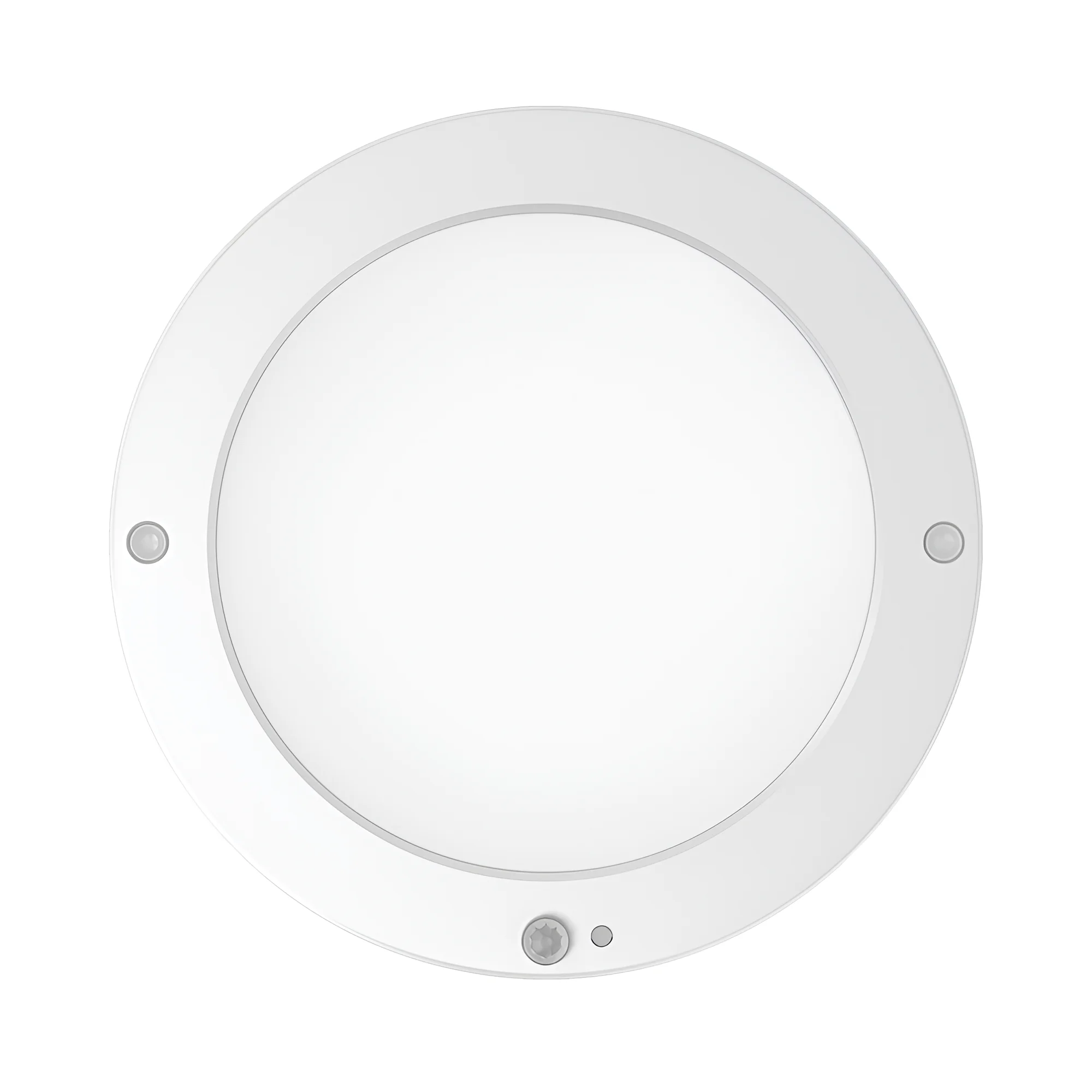Braytron Deckenlampe LED Deckenleuchte mit Bewegungsmelder 20W moderne Deckenlicht 3000K/4000K/6500K schaltbar Lampe mit Bewegungsmelder Innen für Flur Treppe Küche weiß schwarz (Weiß) – Ansicht 3
