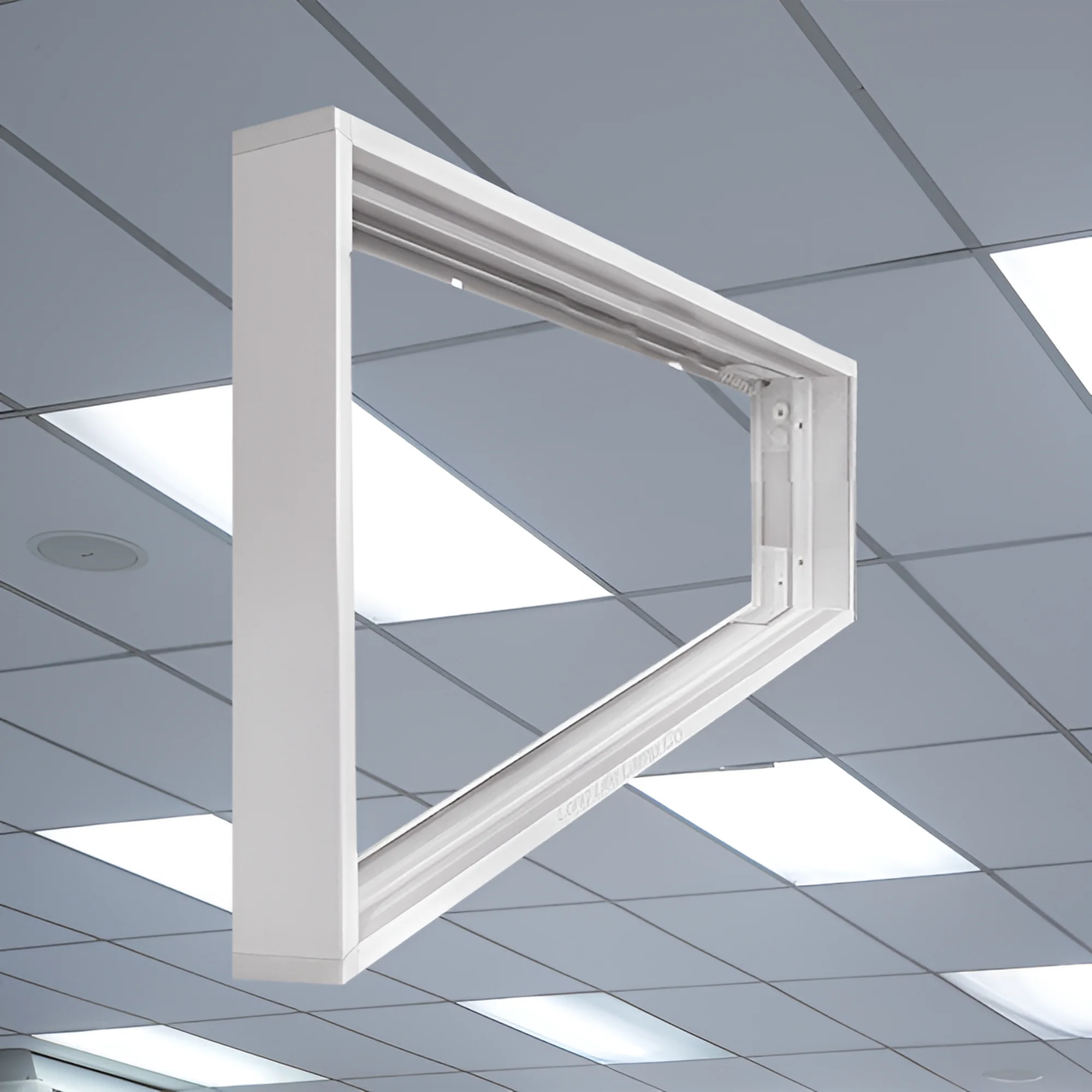Braytron LED Deckenleuchte, IP20 Deckenlampe für Wohnzimmer, Küche, Flur (Weiß) – Ansicht 2