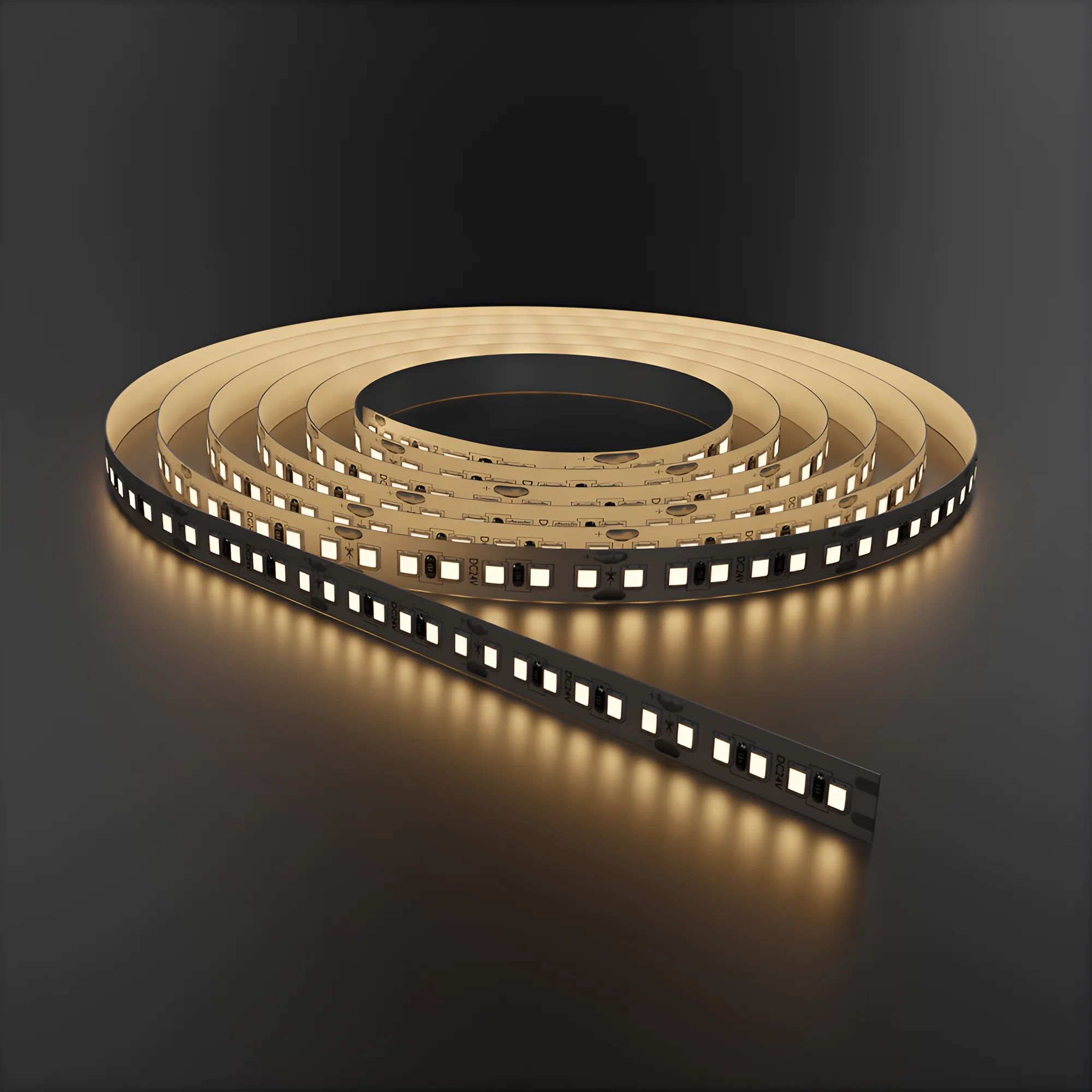 Braytron LED Streifen, Warmweiß 3000K, IP20, flexibel, selbstklebend, LED Strip Band Lichtband – Ansicht 2