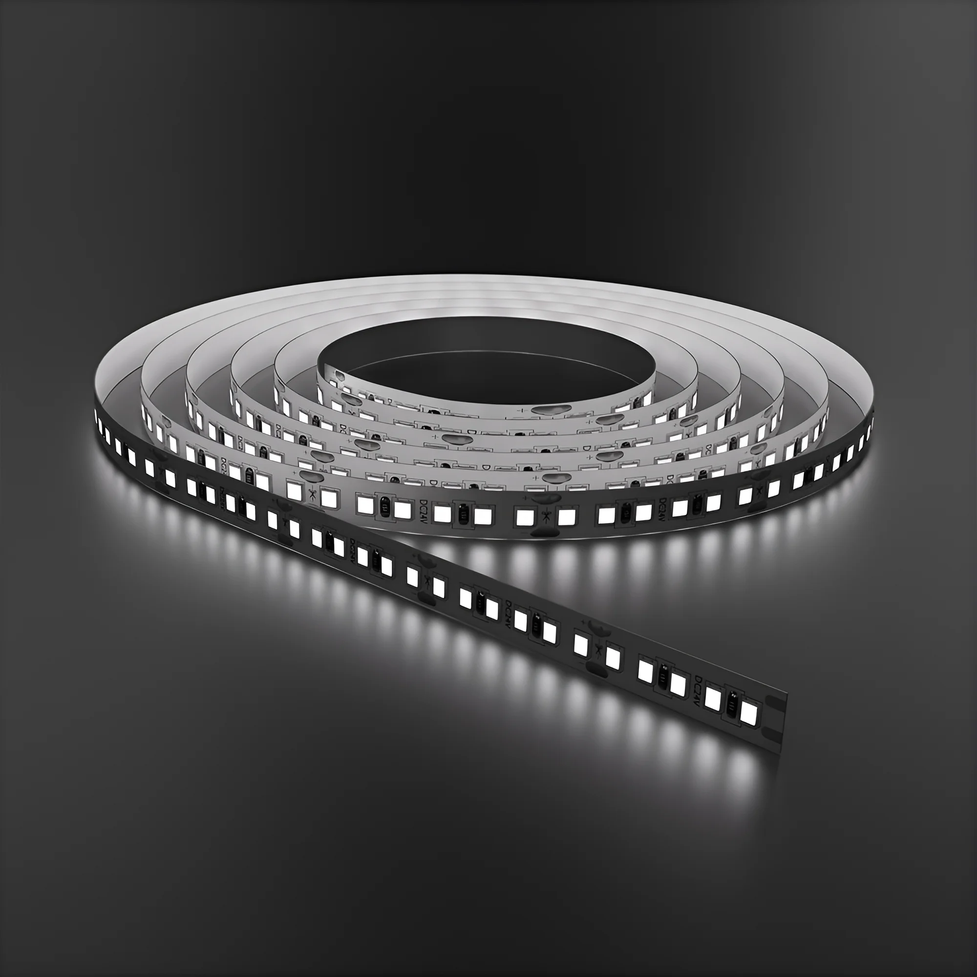 Braytron LED Streifen, Kaltweiß 6500K, IP20, flexibel, selbstklebend, LED Strip Band Lichtband – Ansicht 2