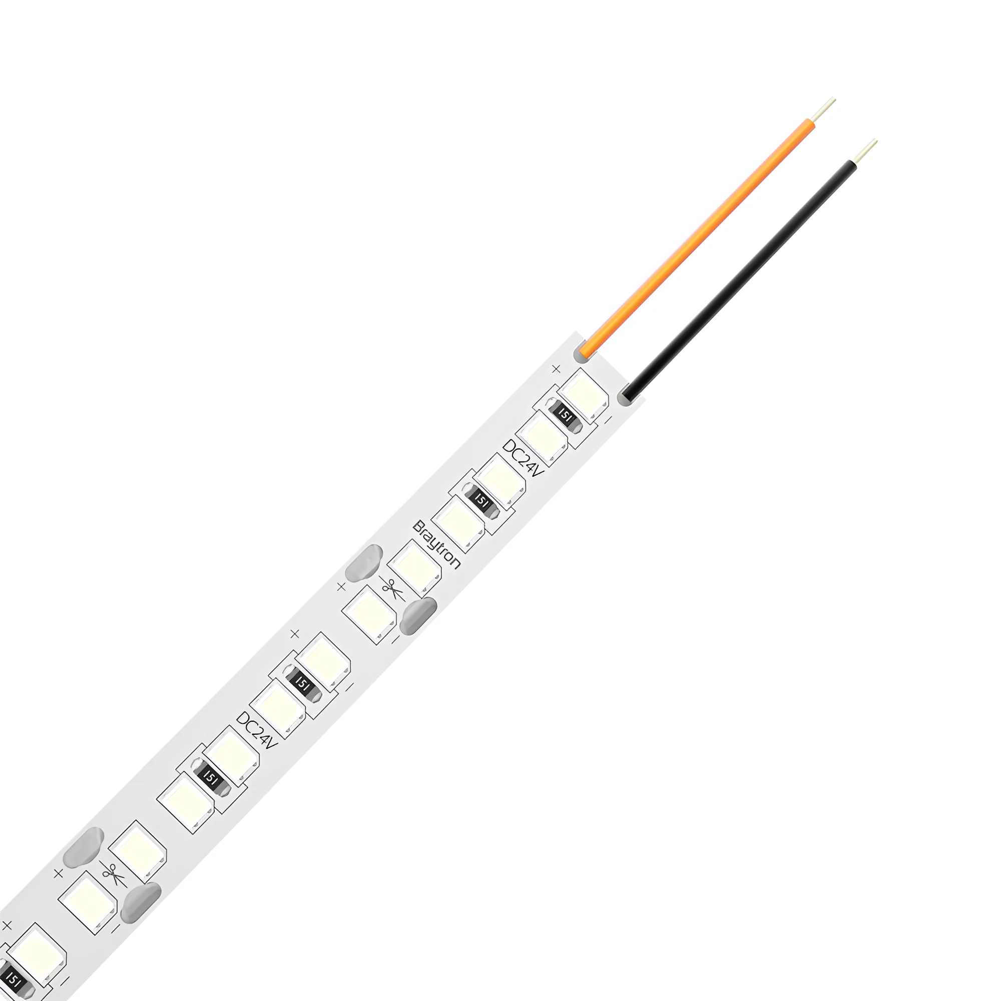 Braytron LED Streifen 10m 24V –Extrem Hell 20W/m –240 LED/m –2600lm/m –CRI80 –13.000 Lumen – selbstklebend 3M – LED Strip Band IP20 – 3000K / 4000K / 6500K (5 Jahre Garantie) (Neutralweiß 4.000K) – Ansicht 4