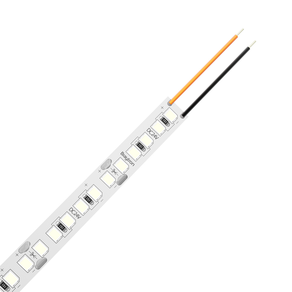 Braytron LED Streifen 5m 24V –Extrem Hell 20W/m –240 LED/m –2600lm/m –CRI80 –13.000 Lumen – selbstklebend 3M – LED Strip Band IP20 – 3000K / 4000K / 6500K ( 5 Jahre Garantie) (Neutralweiß 4.000K) – Ansicht 4