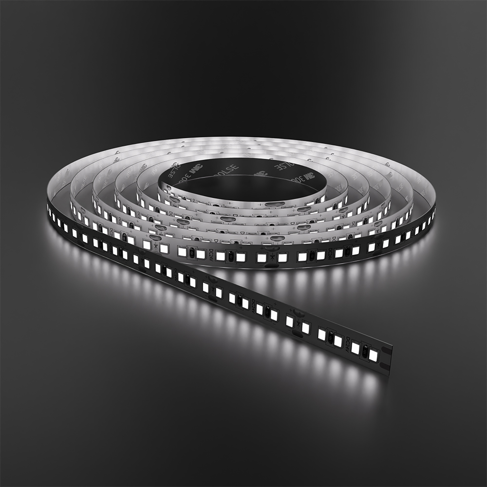 Braytron LED Streifen 5m 24V –Extrem Hell 20W/m –240 LED/m –2600lm/m –CRI80 –13.000 Lumen – selbstklebend 3M – LED Strip Band IP20 – 3000K / 4000K / 6500K ( 5 Jahre Garantie) (Kaltweiß 6.500K) – Ansicht 2