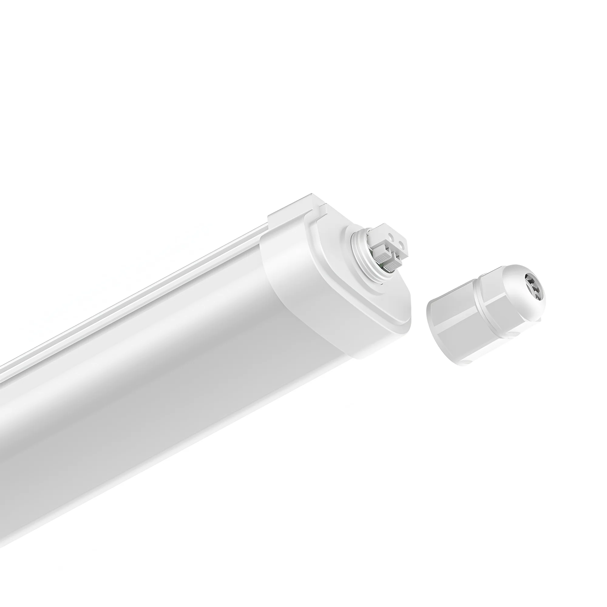 Braytron LED Strahler Außen 40W, 4500 Lumen, Kaltweiß 6500K, IP65 wasserdicht, Fluter Flutlicht Außenstrahler (Weiß) – Ansicht 5