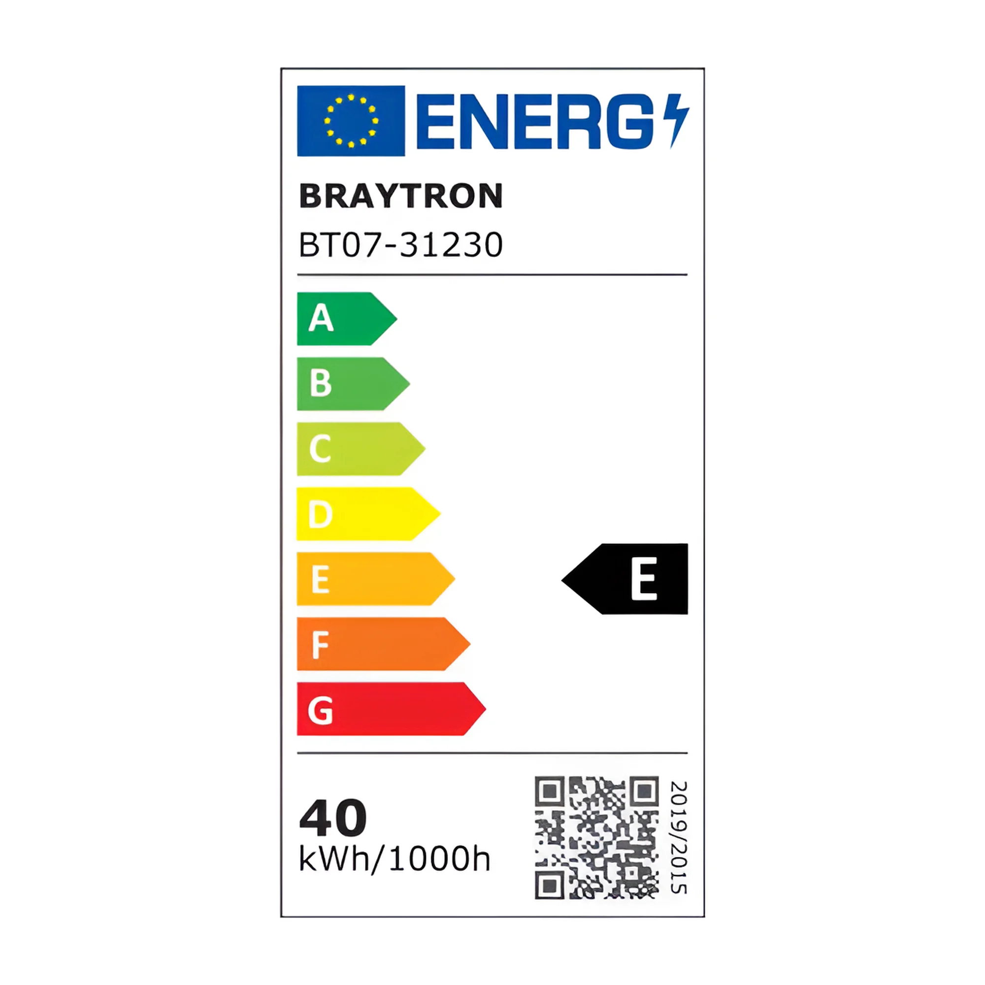 Braytron LED Strahler Außen 40W, 4500 Lumen, Kaltweiß 6500K, IP65 wasserdicht, Fluter Flutlicht Außenstrahler (Weiß) – Ansicht 10