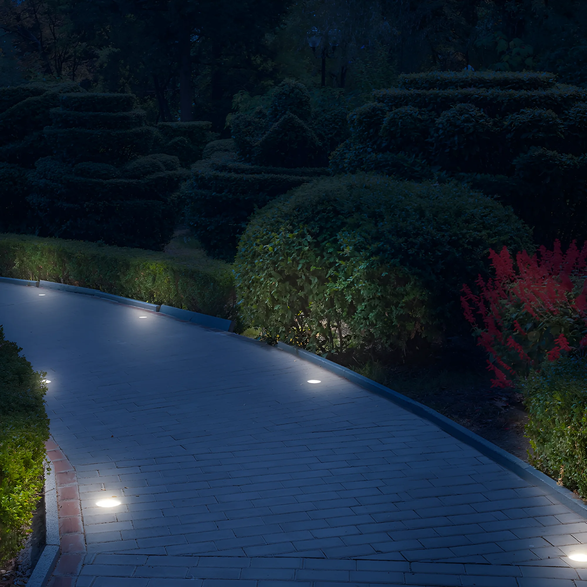 Braytron LED Strahler Außen Max.1×35W, IP67 wasserdicht, Fluter Flutlicht Außenstrahler (Nickle) – Ansicht 2