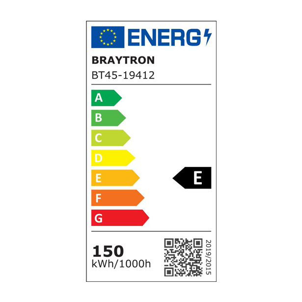 Braytron LED Strahler Außen 150W, 19500 Lumen, Neutralweiß 4000K, IP65 wasserdicht, Fluter Flutlicht Außenstrahler (Grau) – Ansicht 7