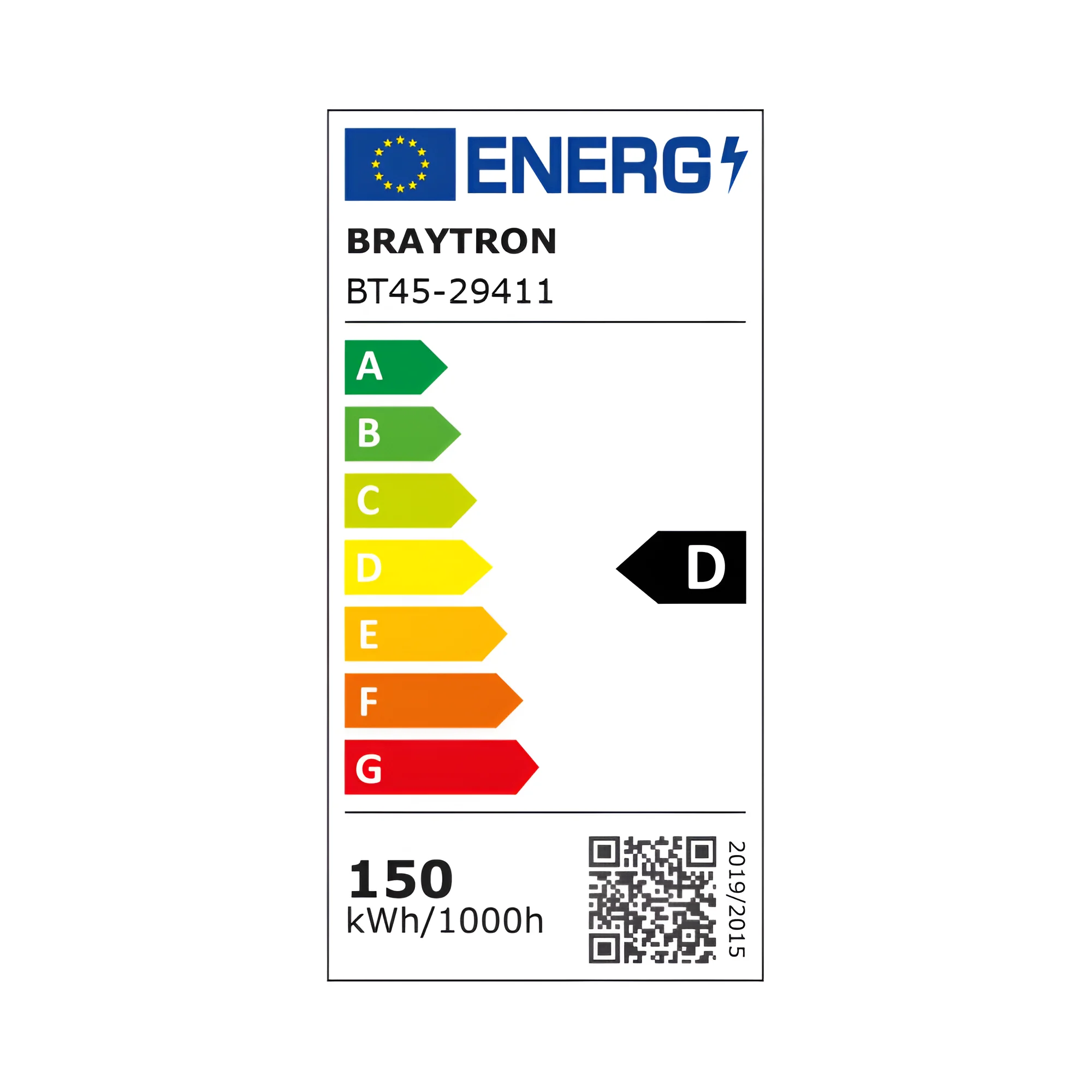 Braytron LED Strahler Außen 150W, 21000 Lumen, Neutralweiß 4000K, IP65 wasserdicht, Fluter Flutlicht Außenstrahler (Schwarz) – Ansicht 5