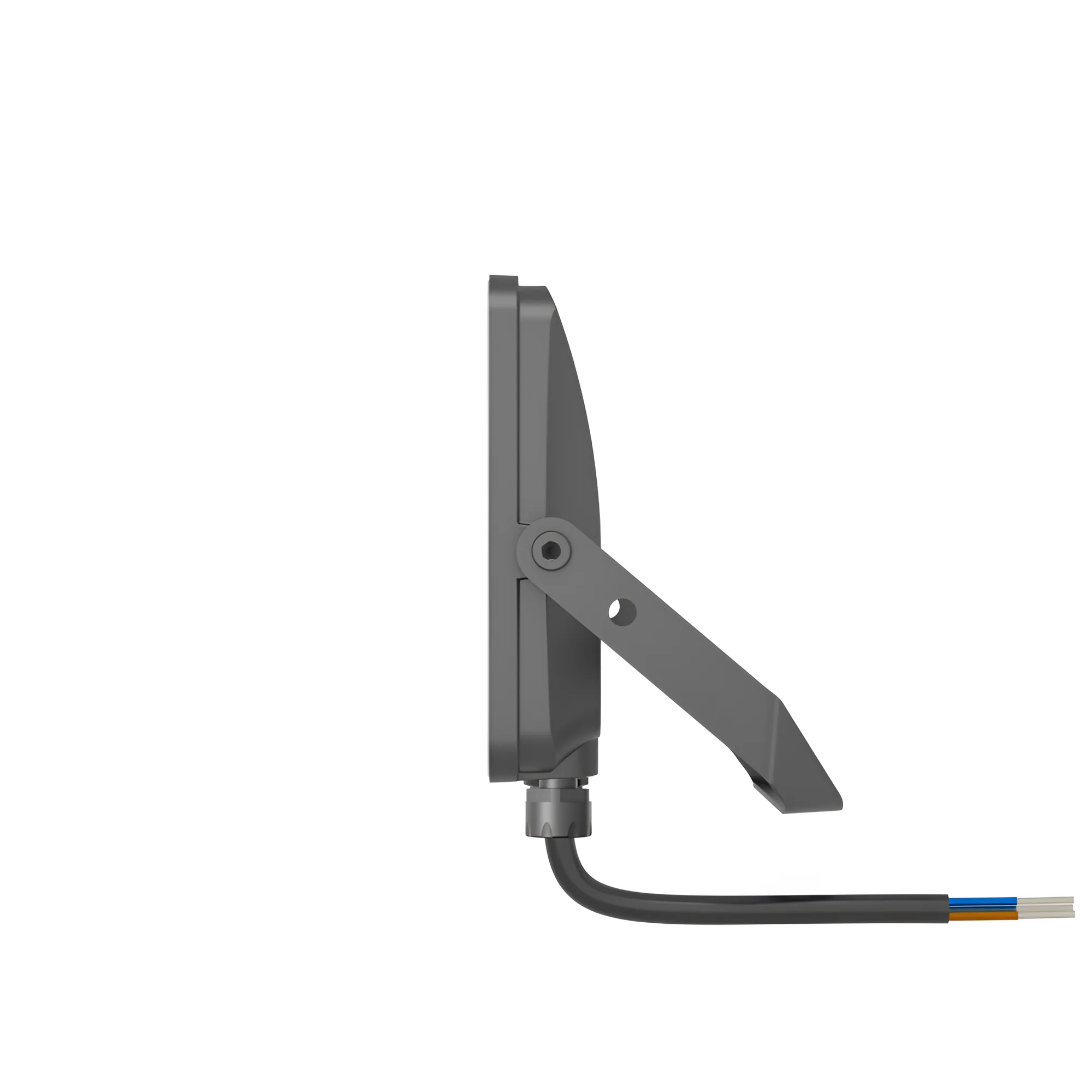 Braytron LED Flutlicht Außen IP65 – LED Strahler mit 3CCT Farbwahl 3000K/4000K/6500K – Aluminium Außenstrahler 90° – Garten, Hof & Baustrahler – 10W - 300W (10, Watt) – Ansicht 4