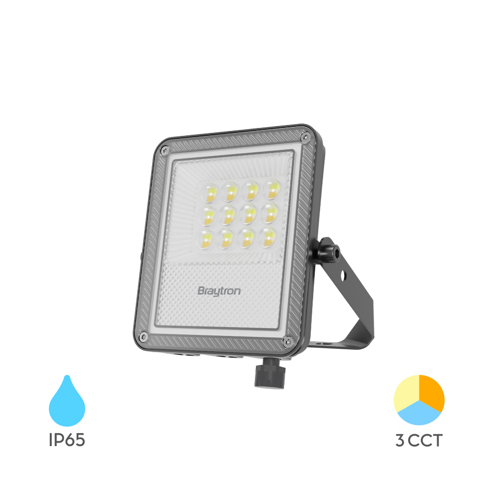 LED REFLEKTOR 10W SIVI CCT IP65