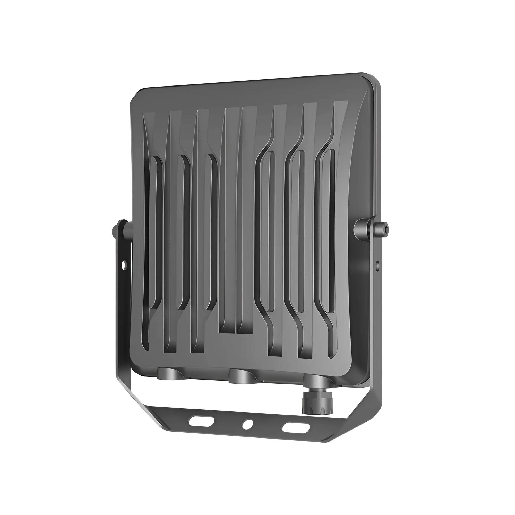 Braytron LED Flutlicht Außen IP65 – LED Strahler mit 3CCT Farbwahl 3000K/4000K/6500K – Aluminium Außenstrahler 90° – Garten, Hof & Baustrahler – 10W - 300W (50, Watt) – Ansicht 5