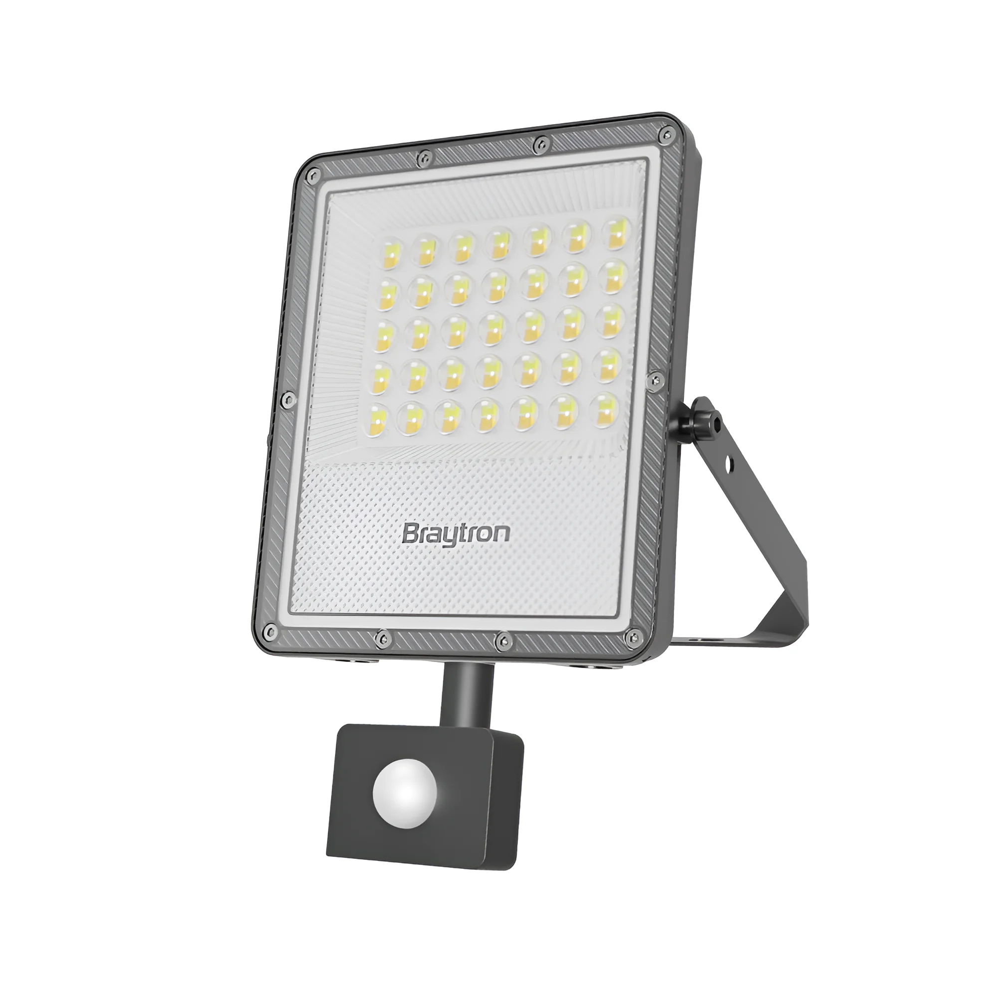 Projecteur LED extérieur 30W gris – 3CCT, détecteur de mouvement, 3300 lm, IP65 – BT65-23082