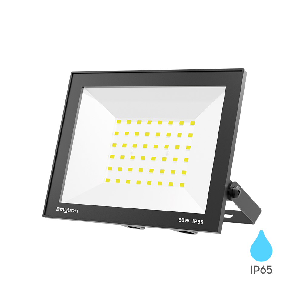 LED REFLEKTOR 50W CRNI 6500K IP65
