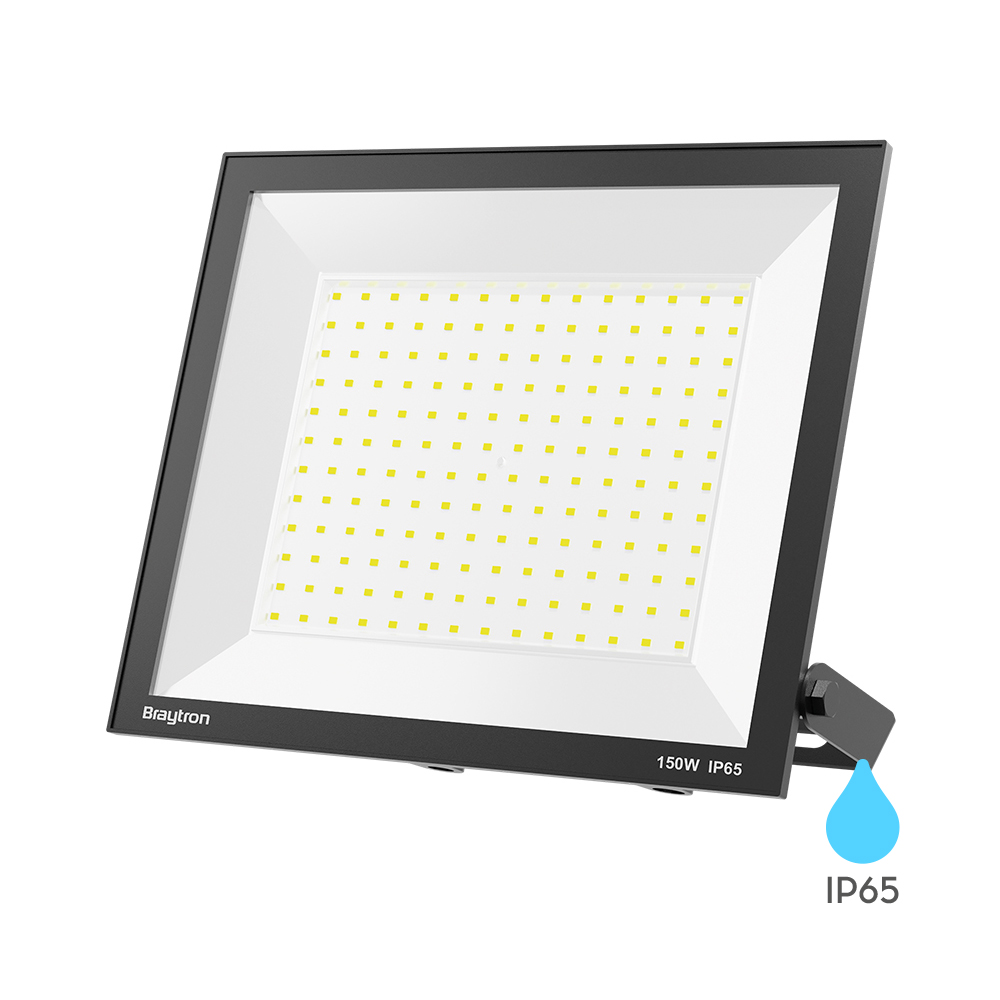 LED REFLEKTOR 150W CRNI 6500K IP65