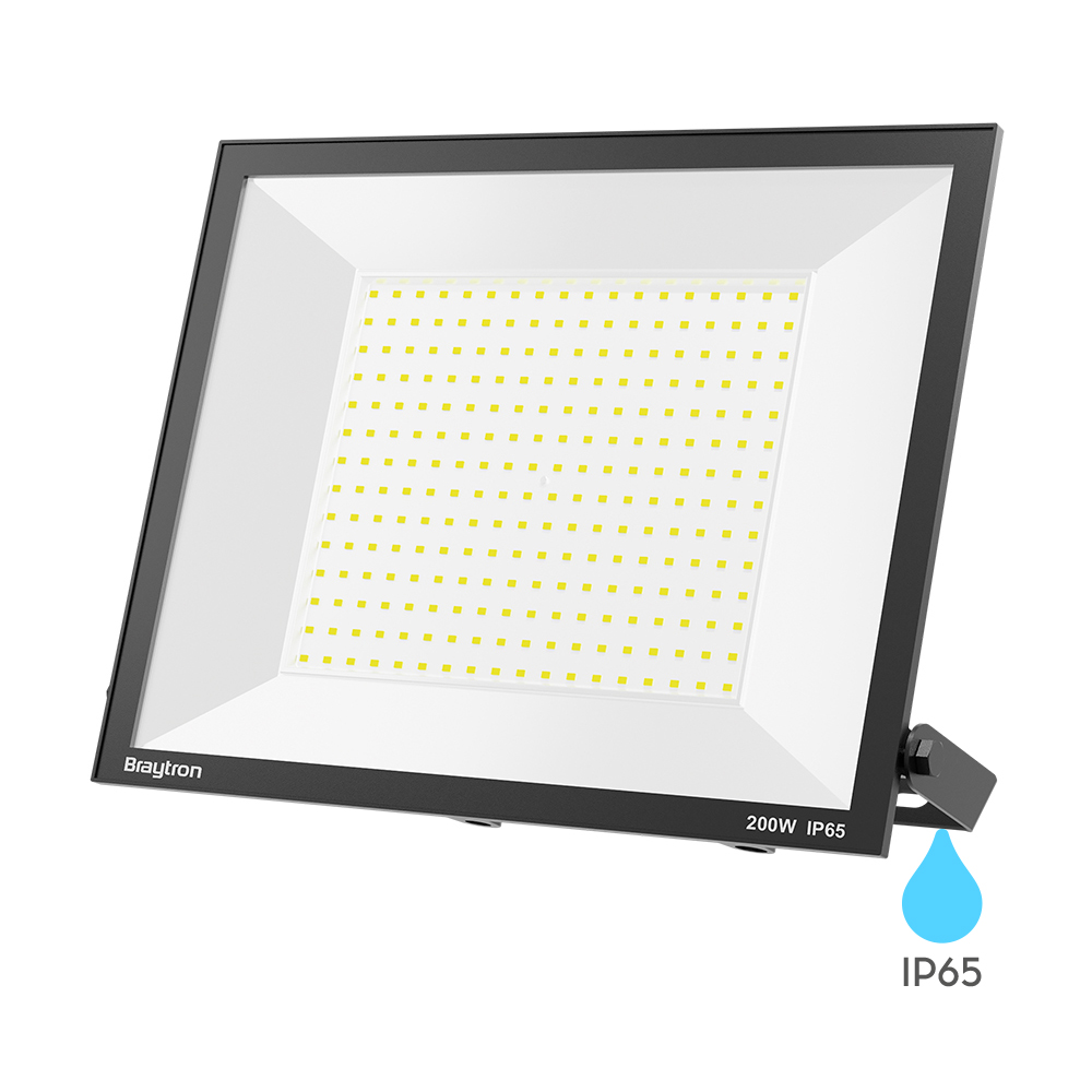 LED REFLEKTOR 200W CRNI 6500K IP65