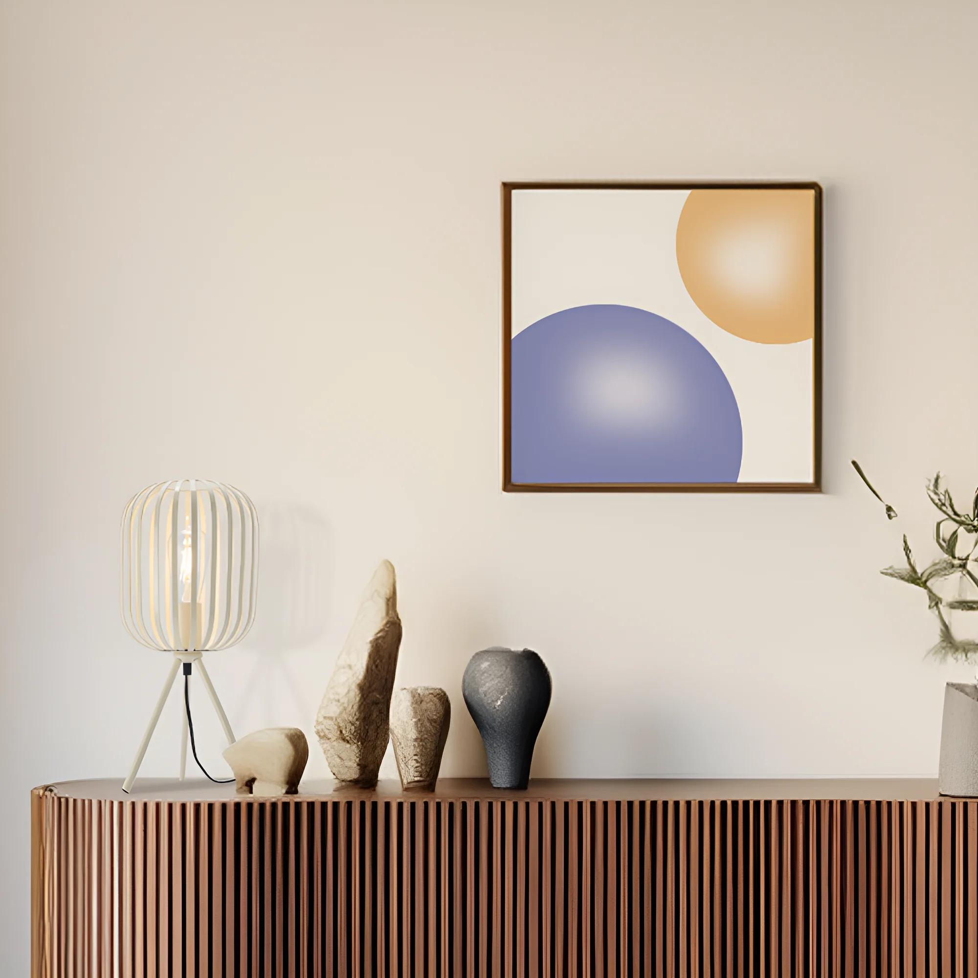 Braytron LED Wandleuchte Max 1x23W, IP20, Wandlampe für Innen und Außen, Metal (Beige) – Ansicht 2