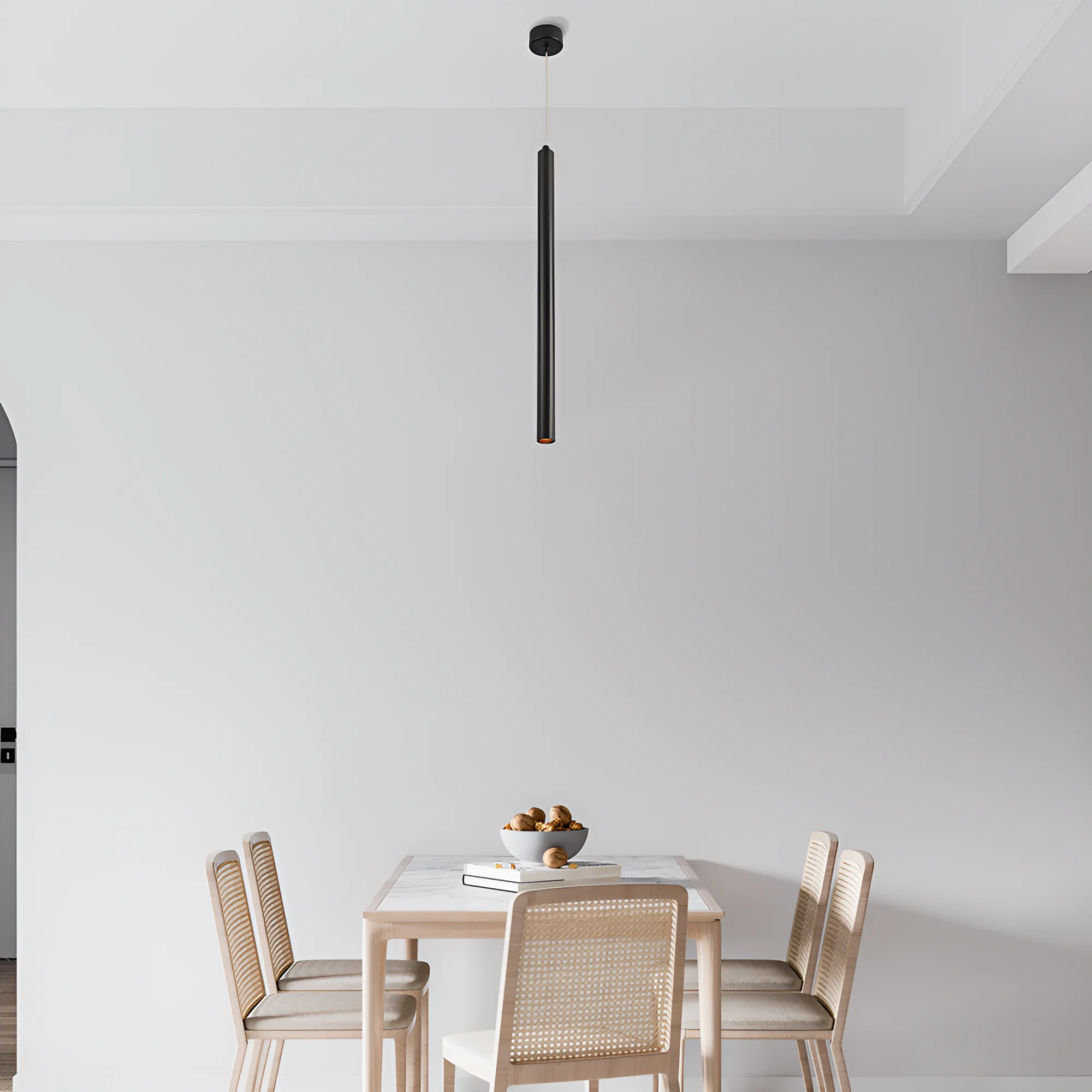 Braytron LED Wandleuchte Max.1x10W, IP20, Wandlampe für Innen und Außen, Aluminium (Schwarz) – Ansicht 2