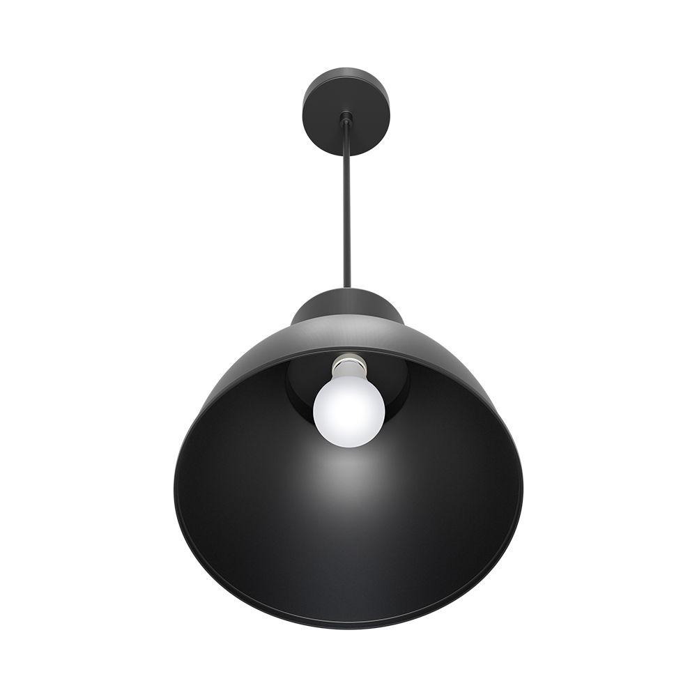 Braytron LED Wandleuchte Max.1x23W, IP20, Wandlampe für Innen und Außen, Metal (Schwarz) – Ansicht 3