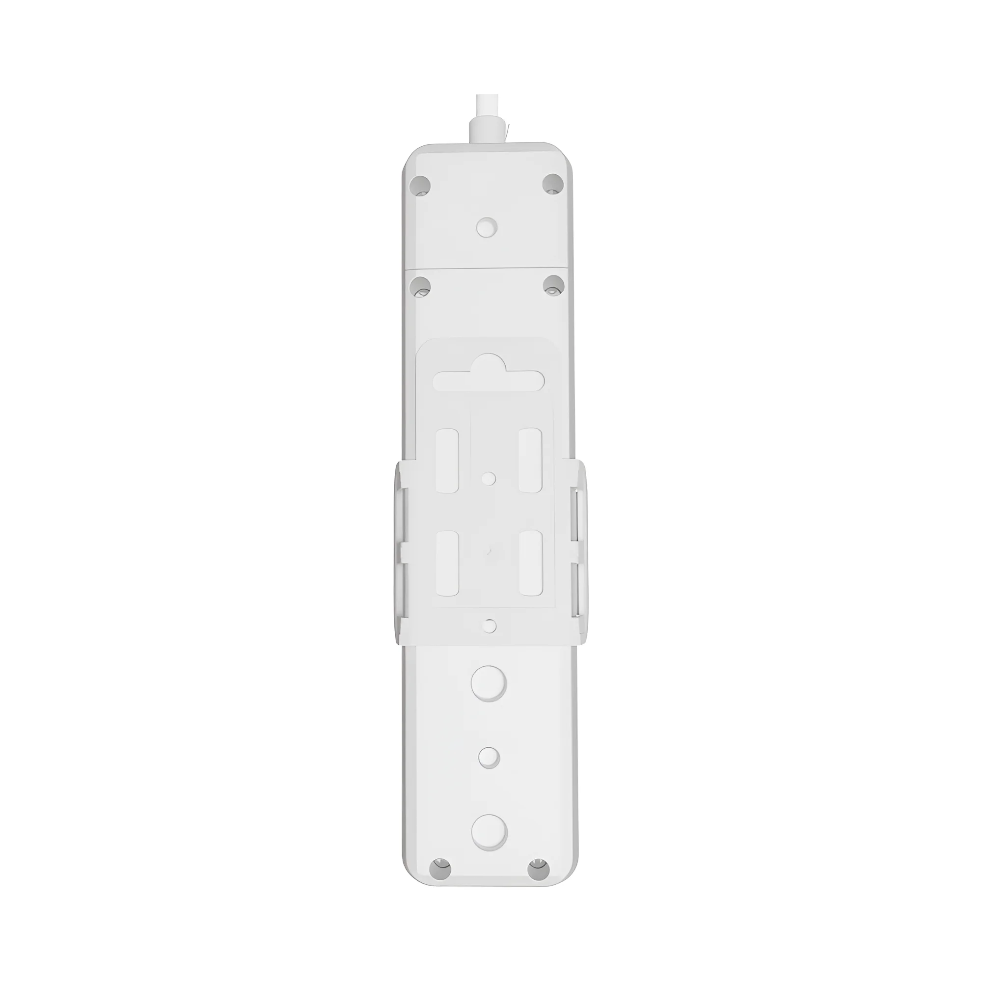 Braytron Mehrfachsteckdose 6-Fach mit 1,5 m Kabel und beleuchtetem EIN-/Ausschalter, 3680W, Kindersicherung, Steckdosenleiste mit Clip-System – Ansicht 5