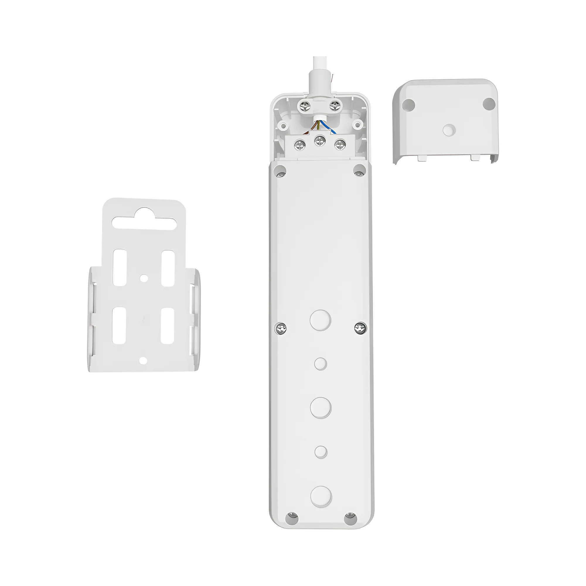 Braytron Mehrfachsteckdose 6-Fach mit 1,5 m Kabel und beleuchtetem EIN-/Ausschalter, 3680W, Kindersicherung, Steckdosenleiste mit Clip-System – Ansicht 6