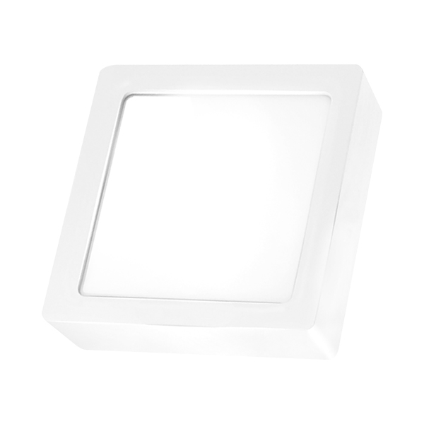LED PANEL NADGRADNI KVADRATNI 12W BELI 4000K